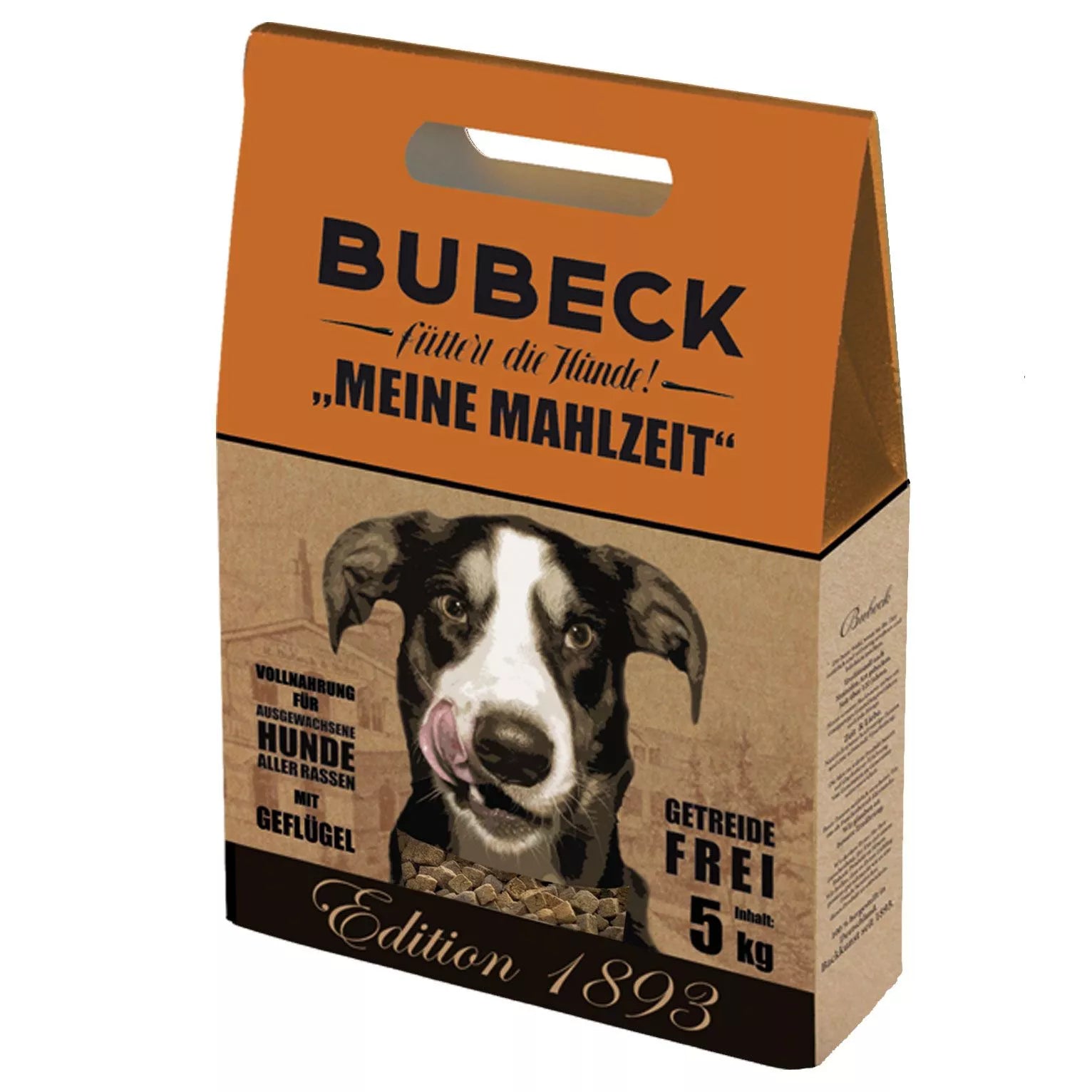 Hundefutter Bubeck Meine  Mahlzeit Geflügel 1kg Sienna