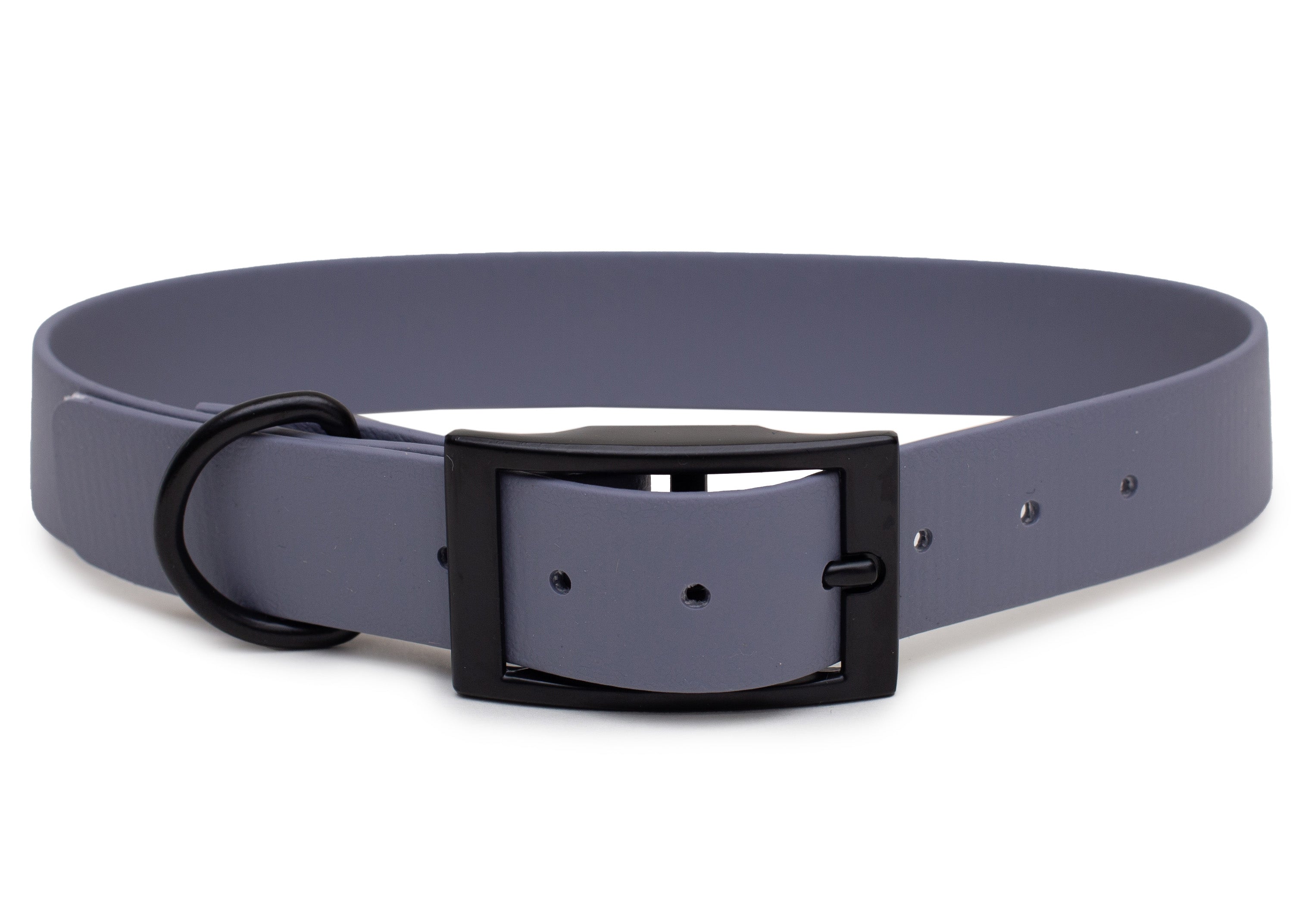 Biothane Halsband Hellgrau