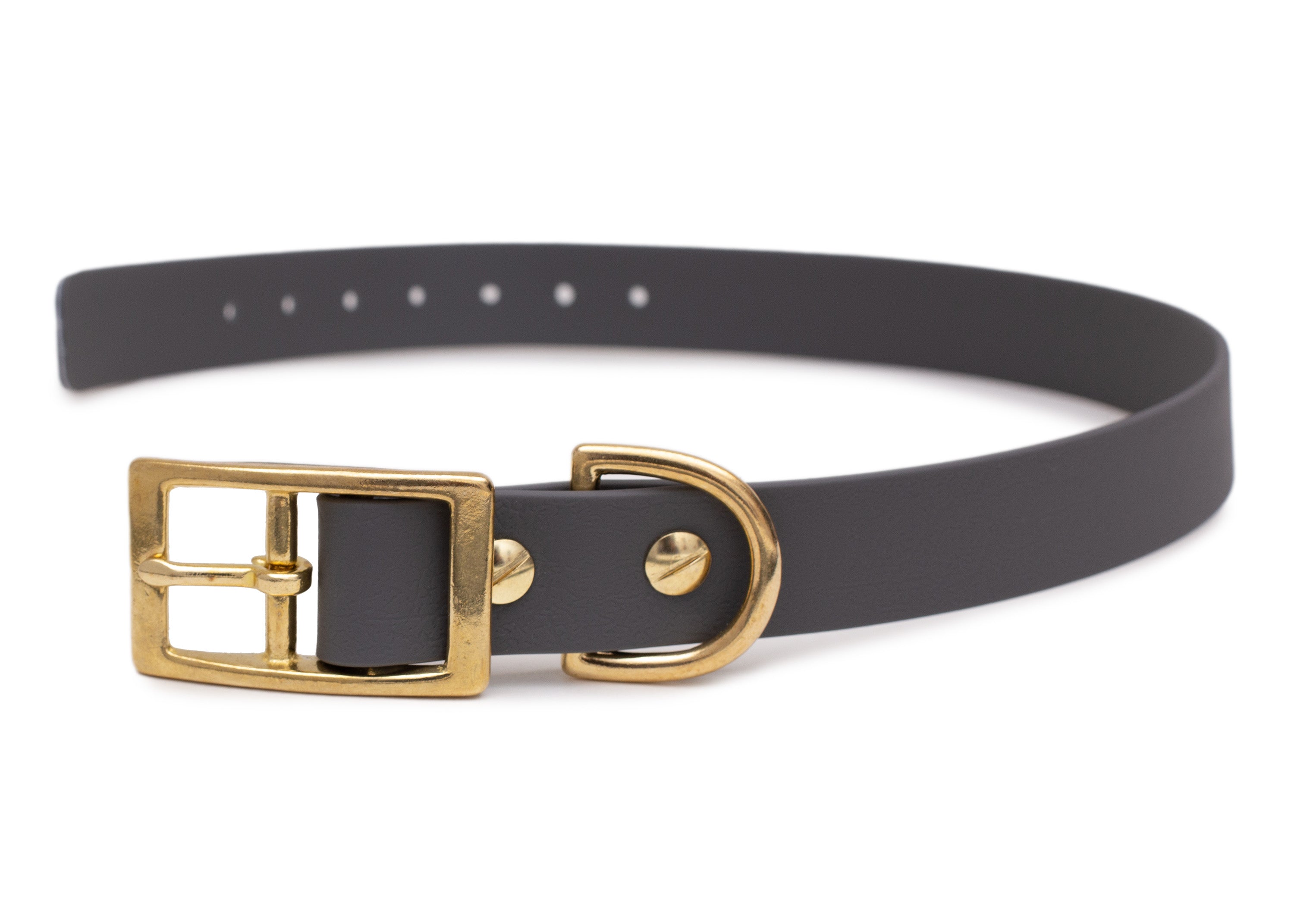 Biothane Halsband Grau