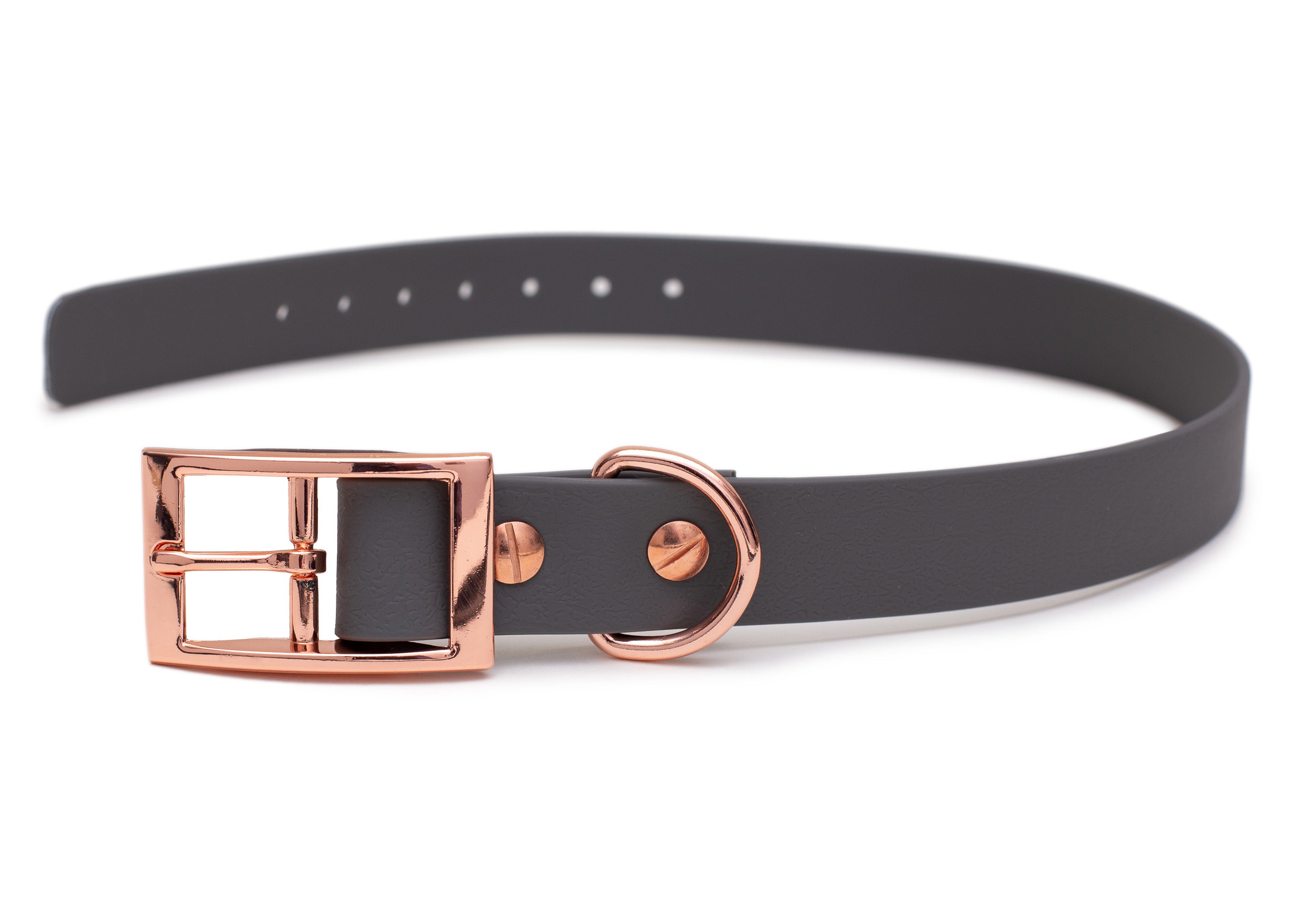 Biothane Halsband Grau