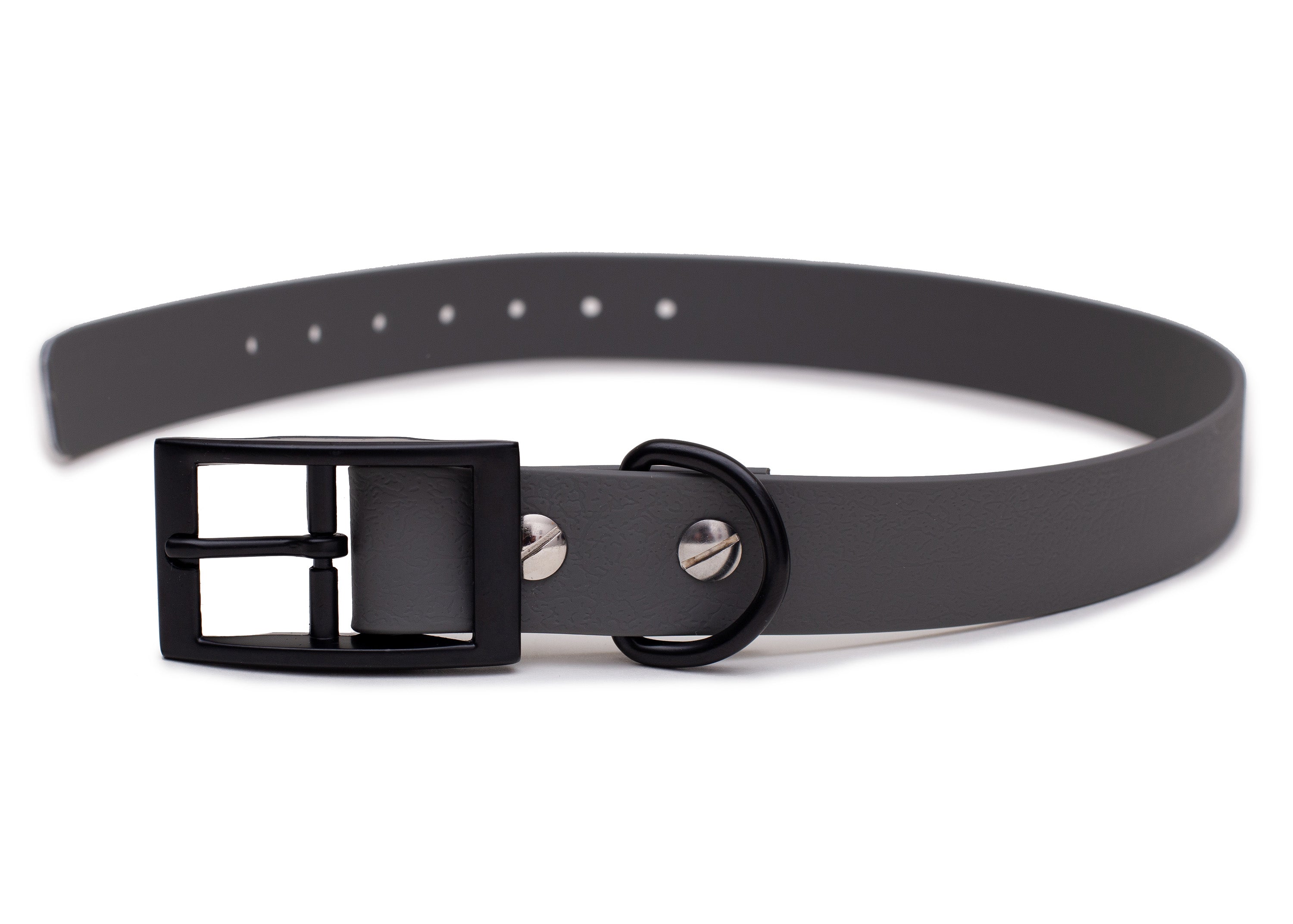 Biothane Halsband Grau