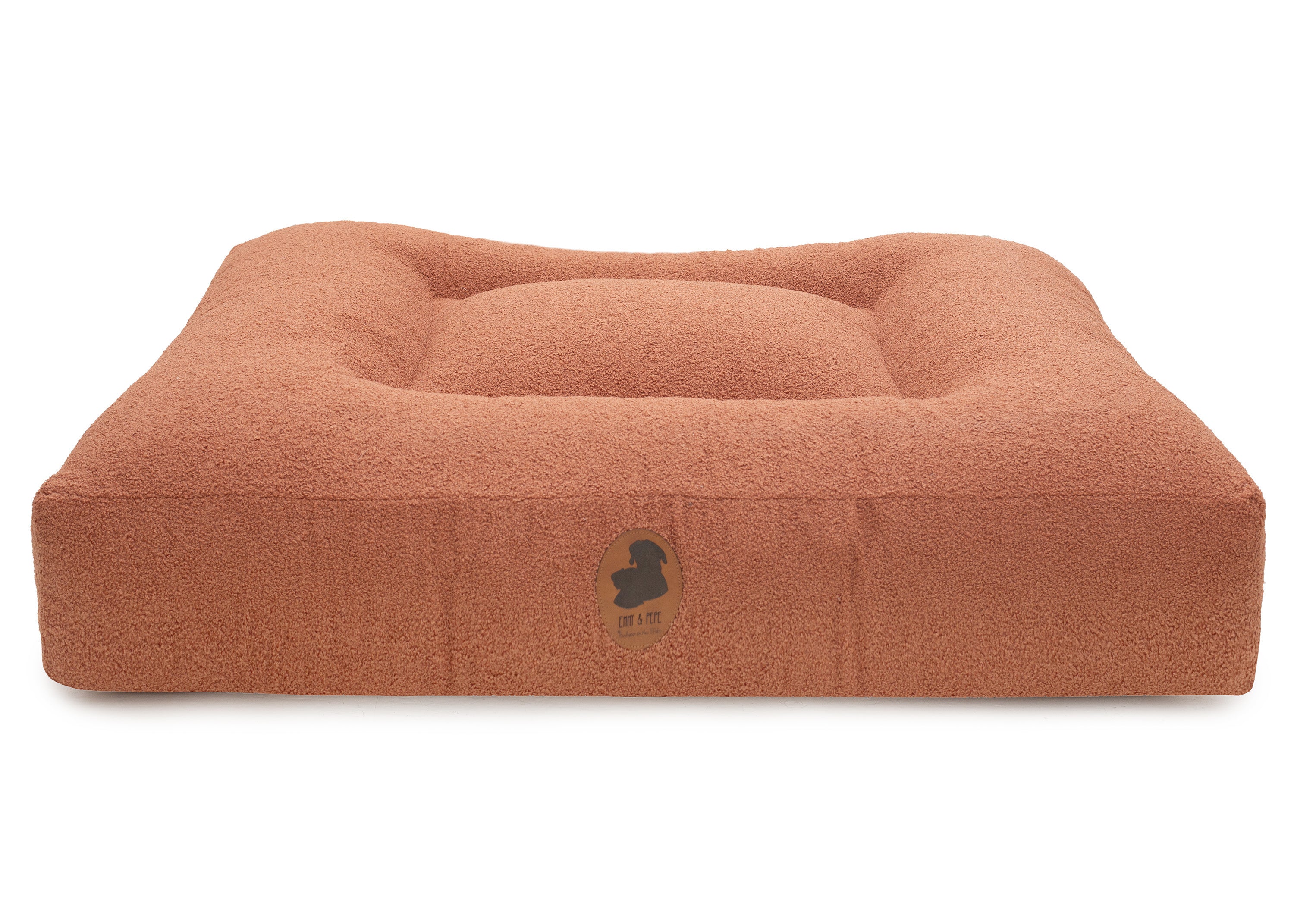 Wau-Bed Teddy Rust Eckig M