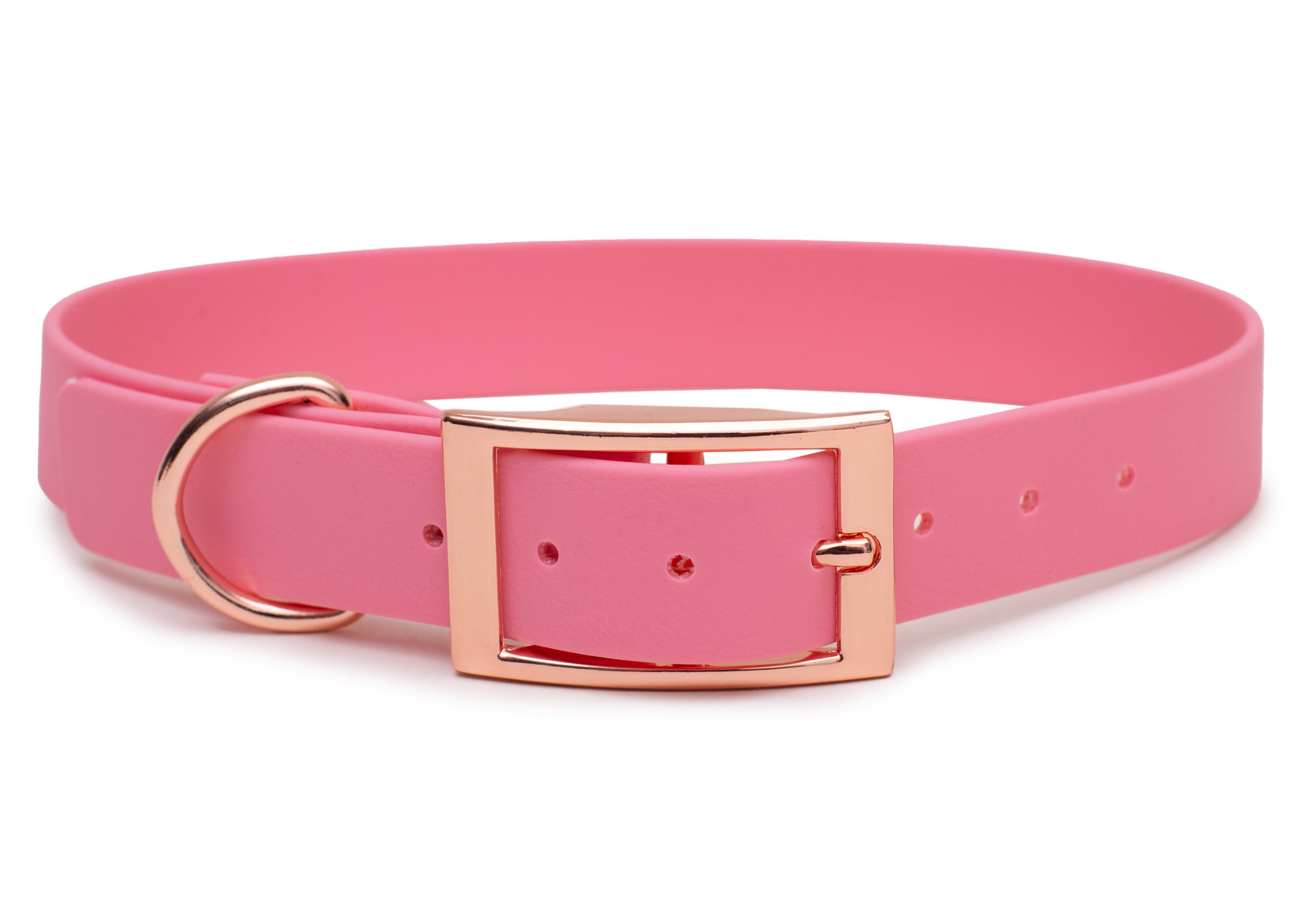 Biothane Halsband Rosa