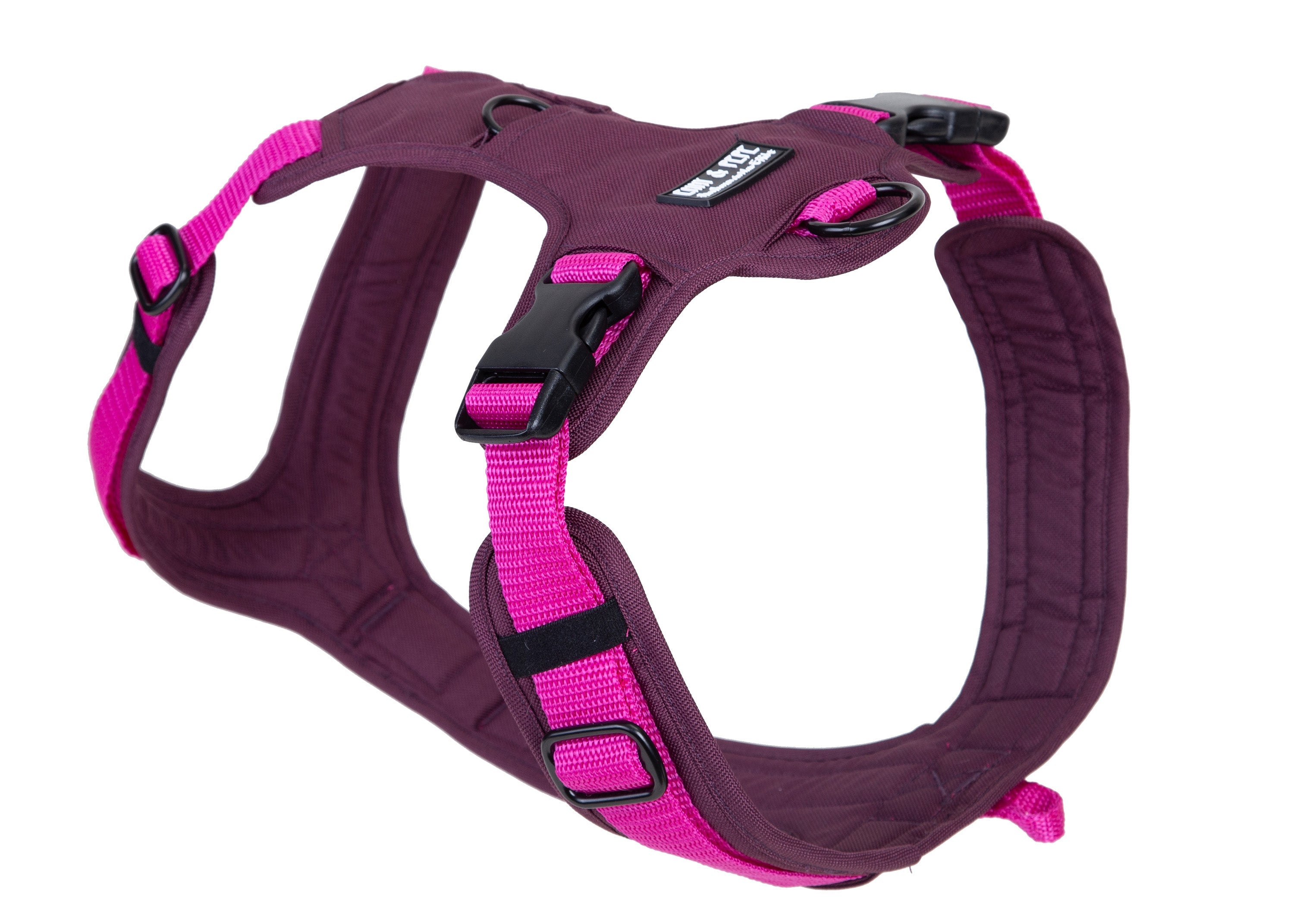 Hundegeschirr Pink Berry Ansicht von hinten