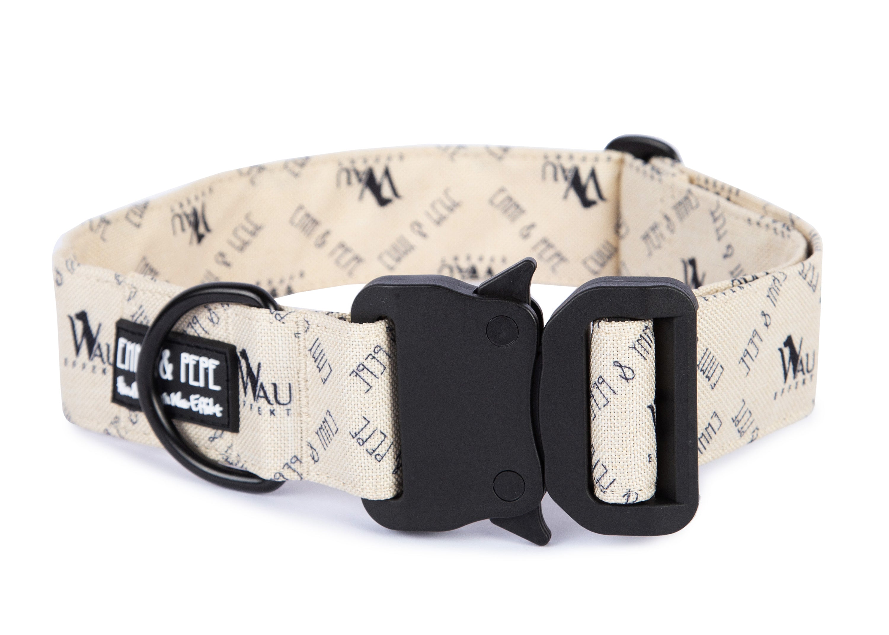 Hundehalsband "Wau-Effekt" Creme Safety