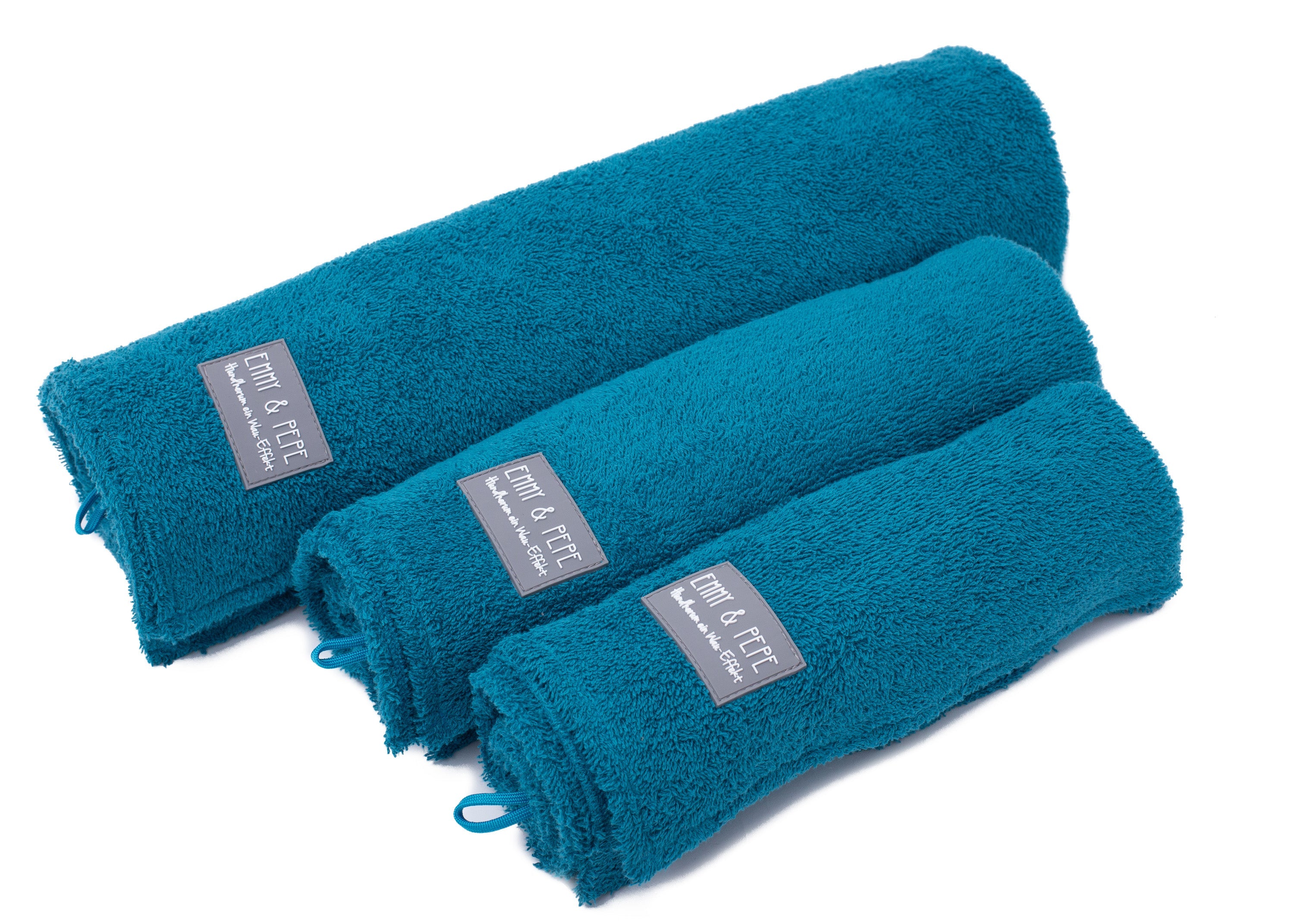 Hundehandtuch aus Bambusfaser Aqua alle Größen