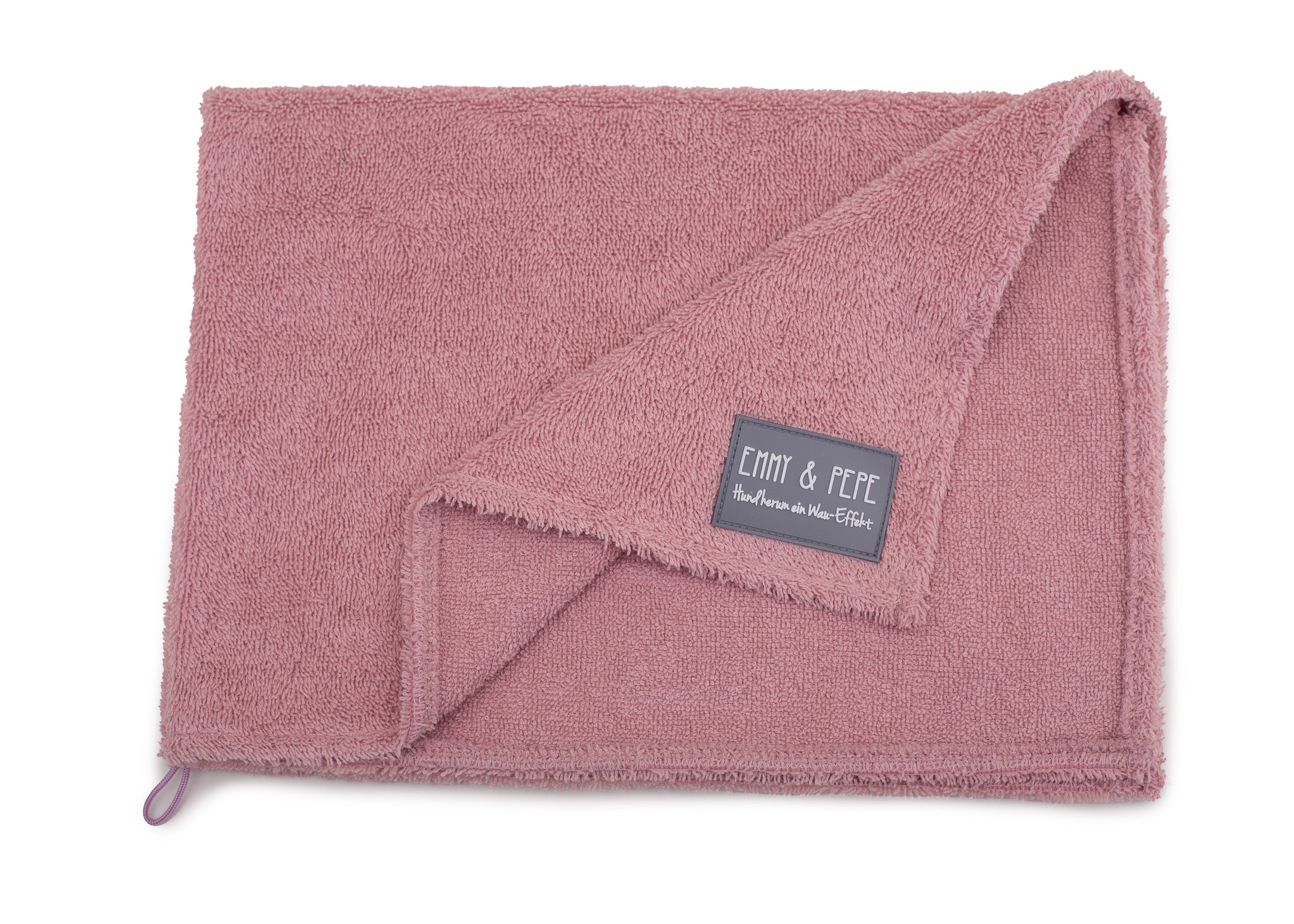 Hundehandtuch aus Bambusfaser Farbe Rosé