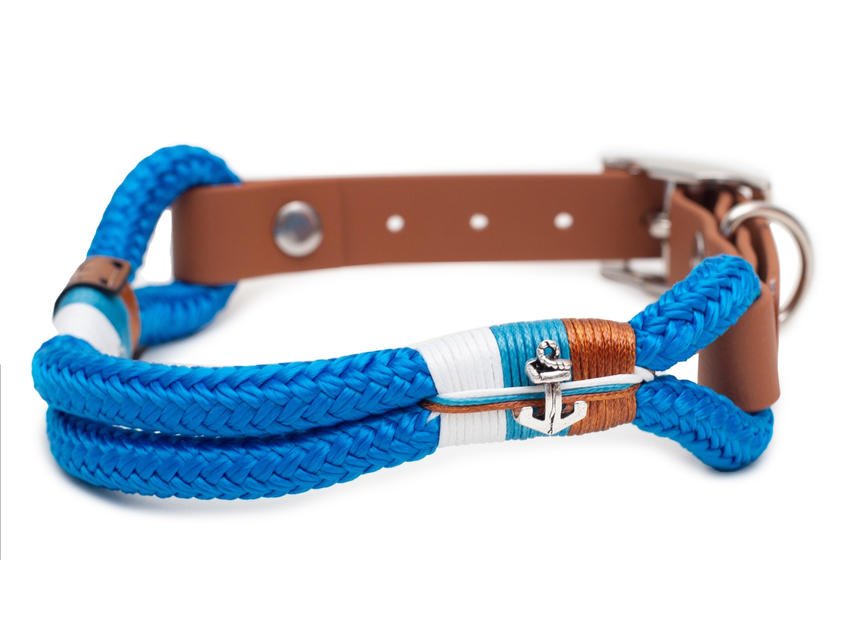 Tauhalsband ohne Perlen Matrose XS (20-25cm),S (25-33cm),M (33-40cm),L (39-49cm),XL (49-59cm),XXL (59-69cm)