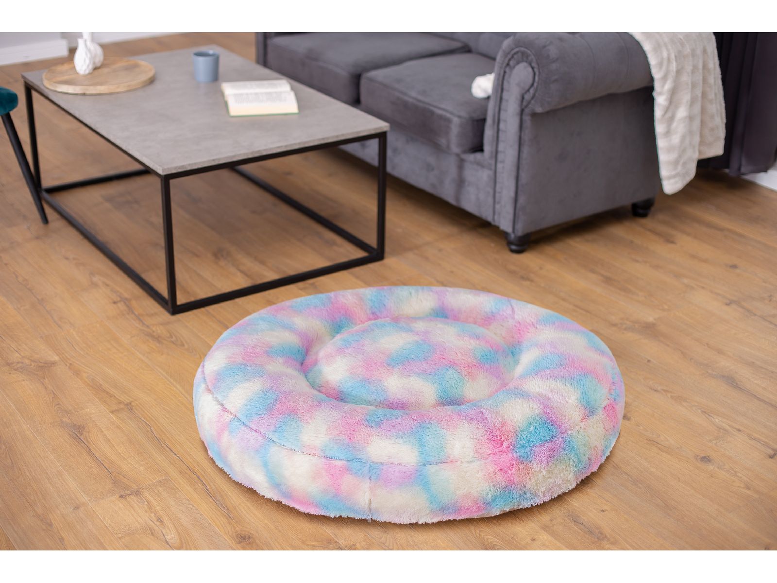 Wechselbezug für orthopädisches Hundebett LaLeLu Oval / Ansicht im Raum