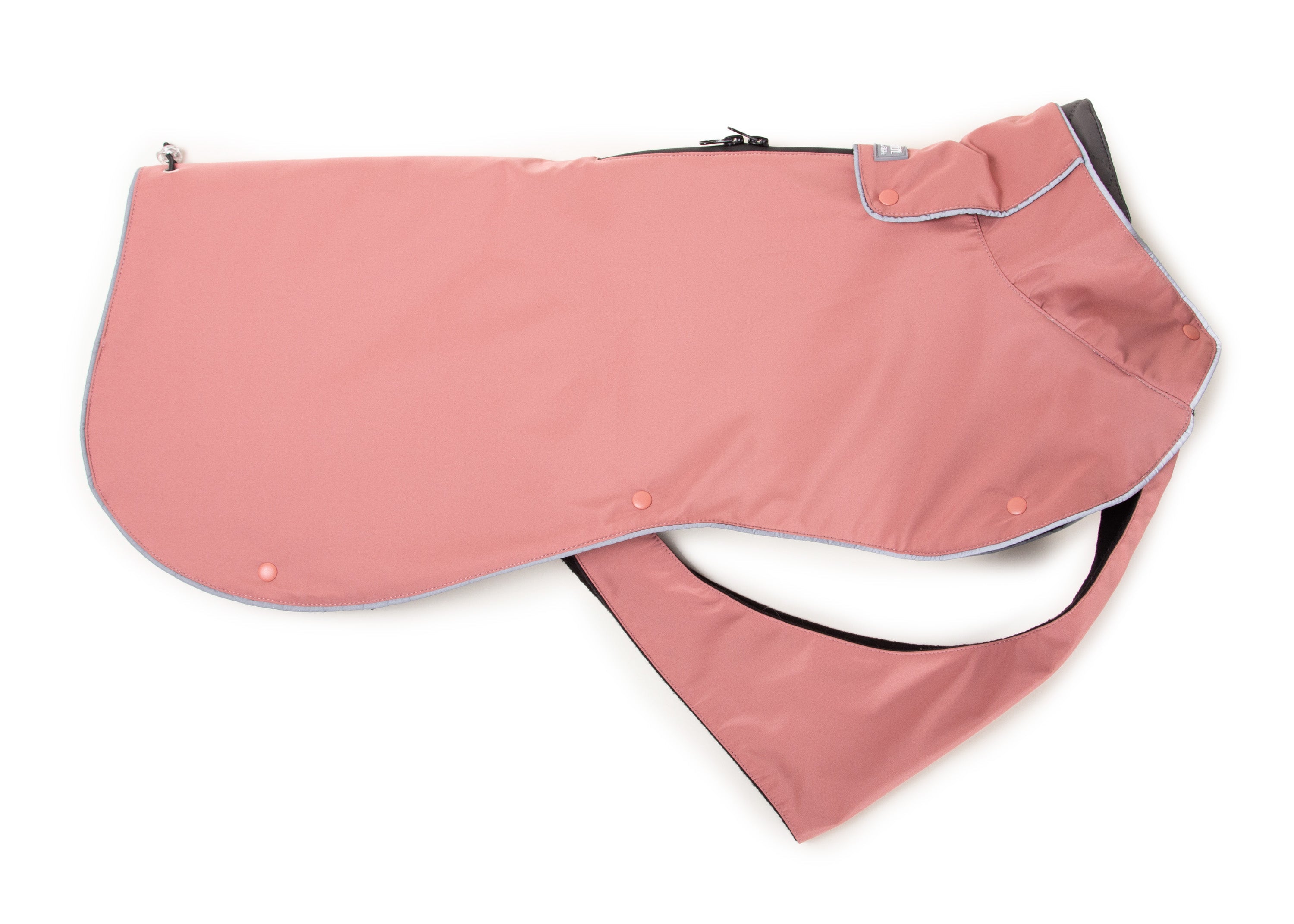 Wau-Coat 2 in 1 Hundemantel  - geschützt bei Nässe und Kälte Rosa 30cm,35cm,40cm,45cm,50cm,55cm,60cm,65cm,70cm,75cm,80cm Dark Salmon