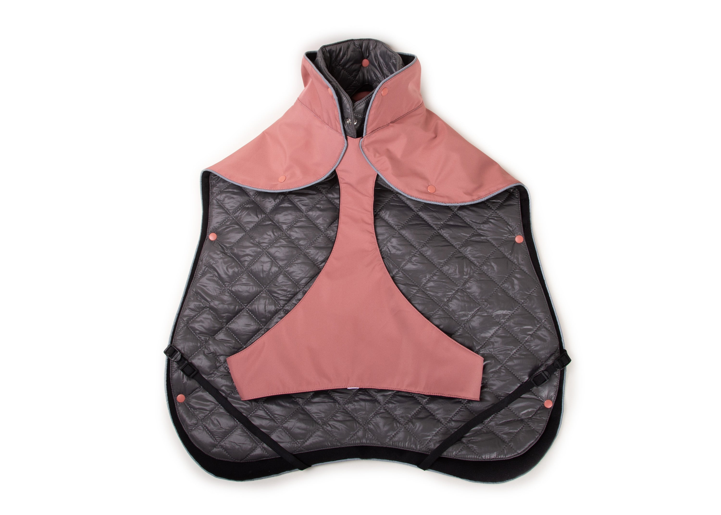 Wau-Coat Rosa, 2 in 1 Hundemantel