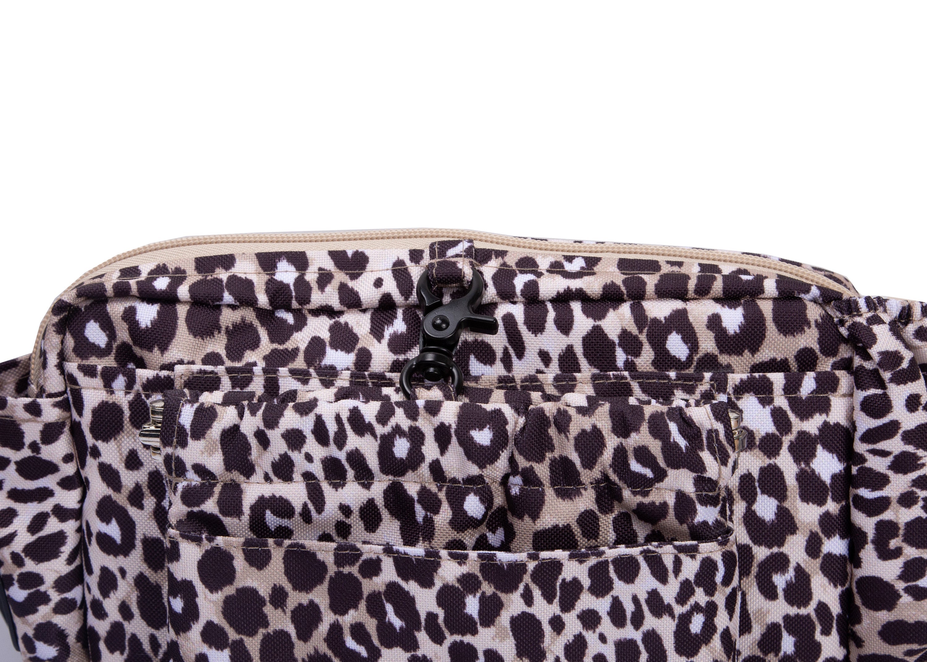 Wau-Pack große Gassitasche, Modell  Leo Dark, dunkles Leopardenmuster