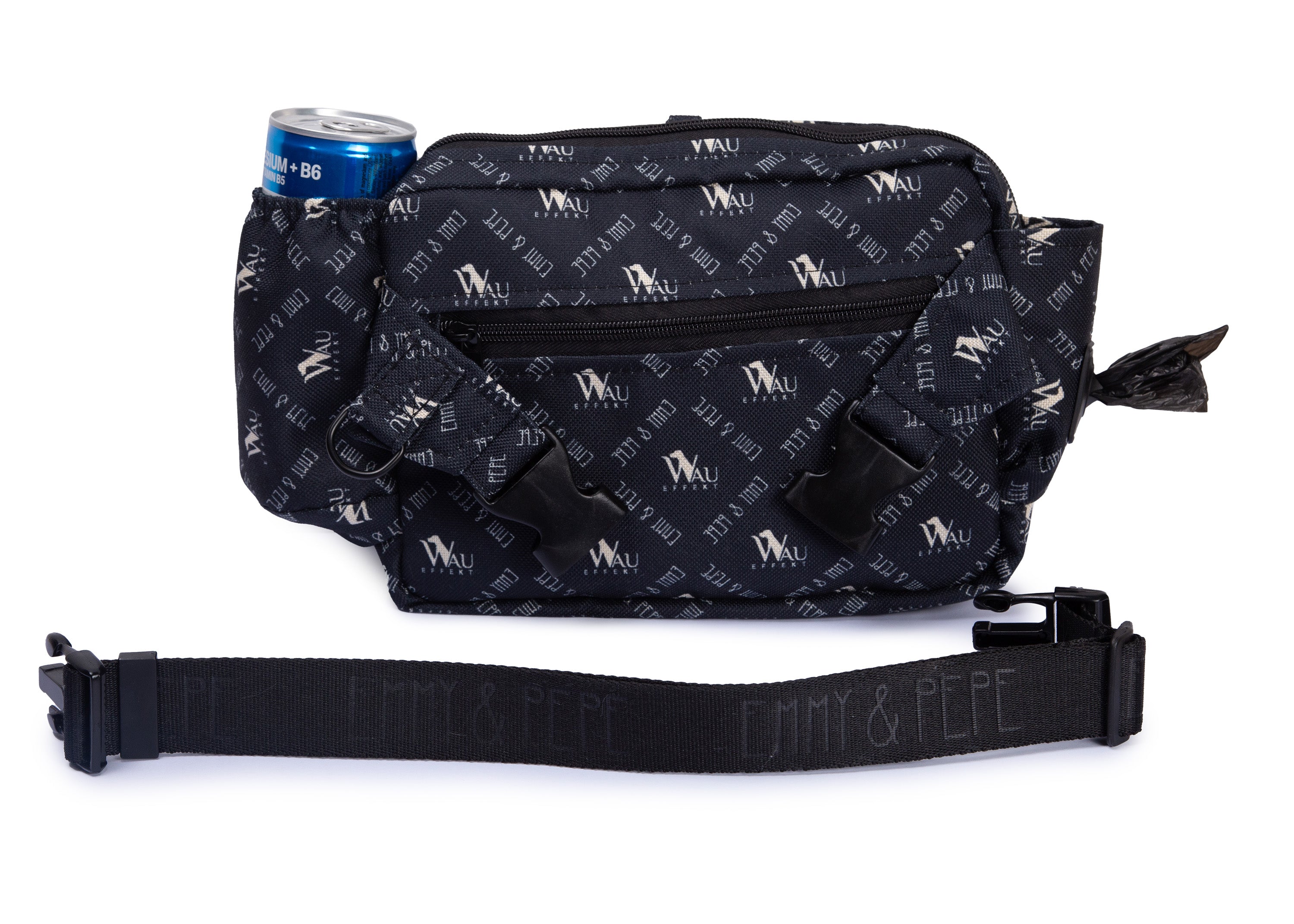 Wau-Pack Modell "Wau-Effekt" Black mit verschiedenen Gurtlängen