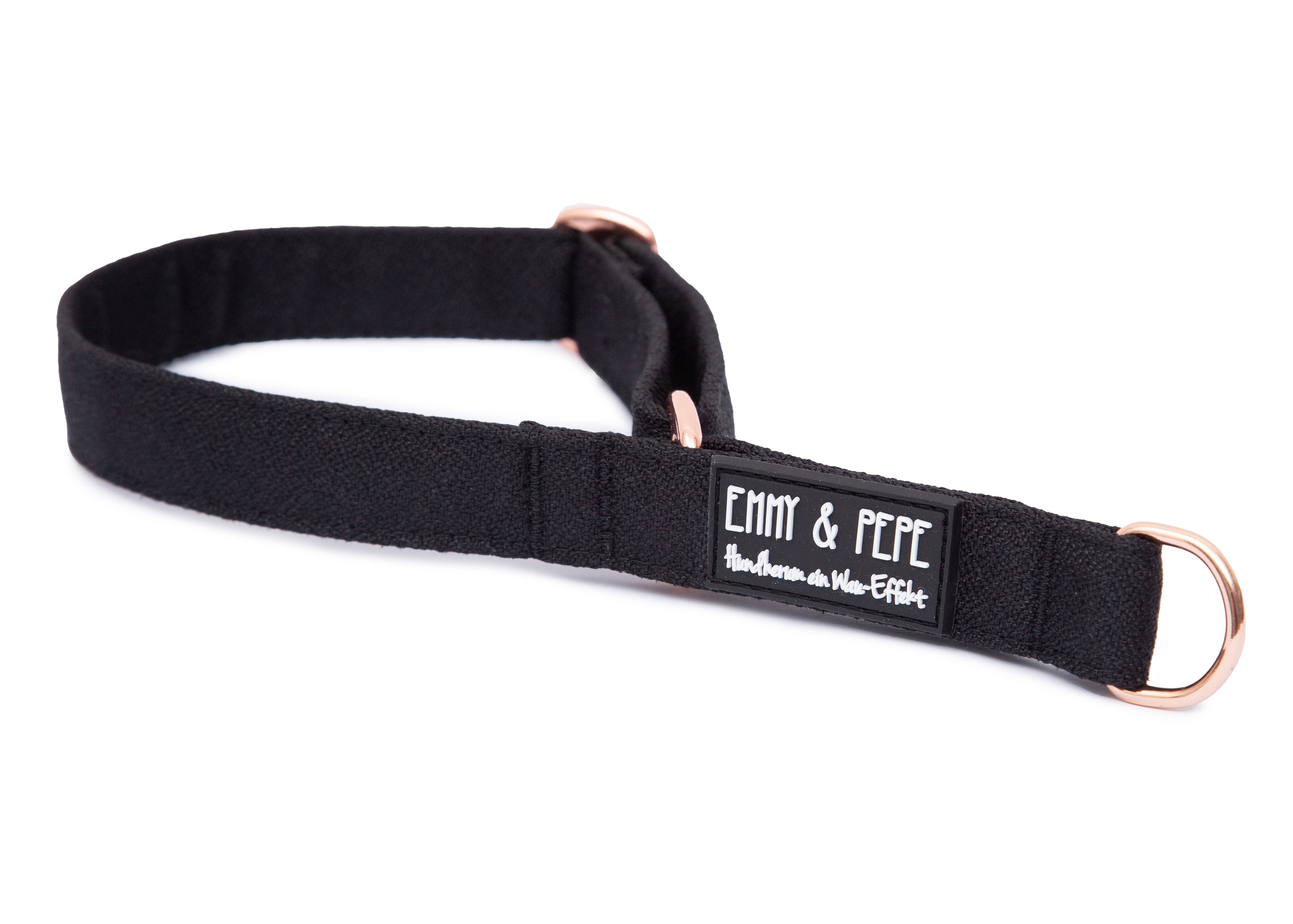 Zugstopp-Halsband, Modell Tiffany, dunkel, in verschiedenen Größen für große und kleine Hunde