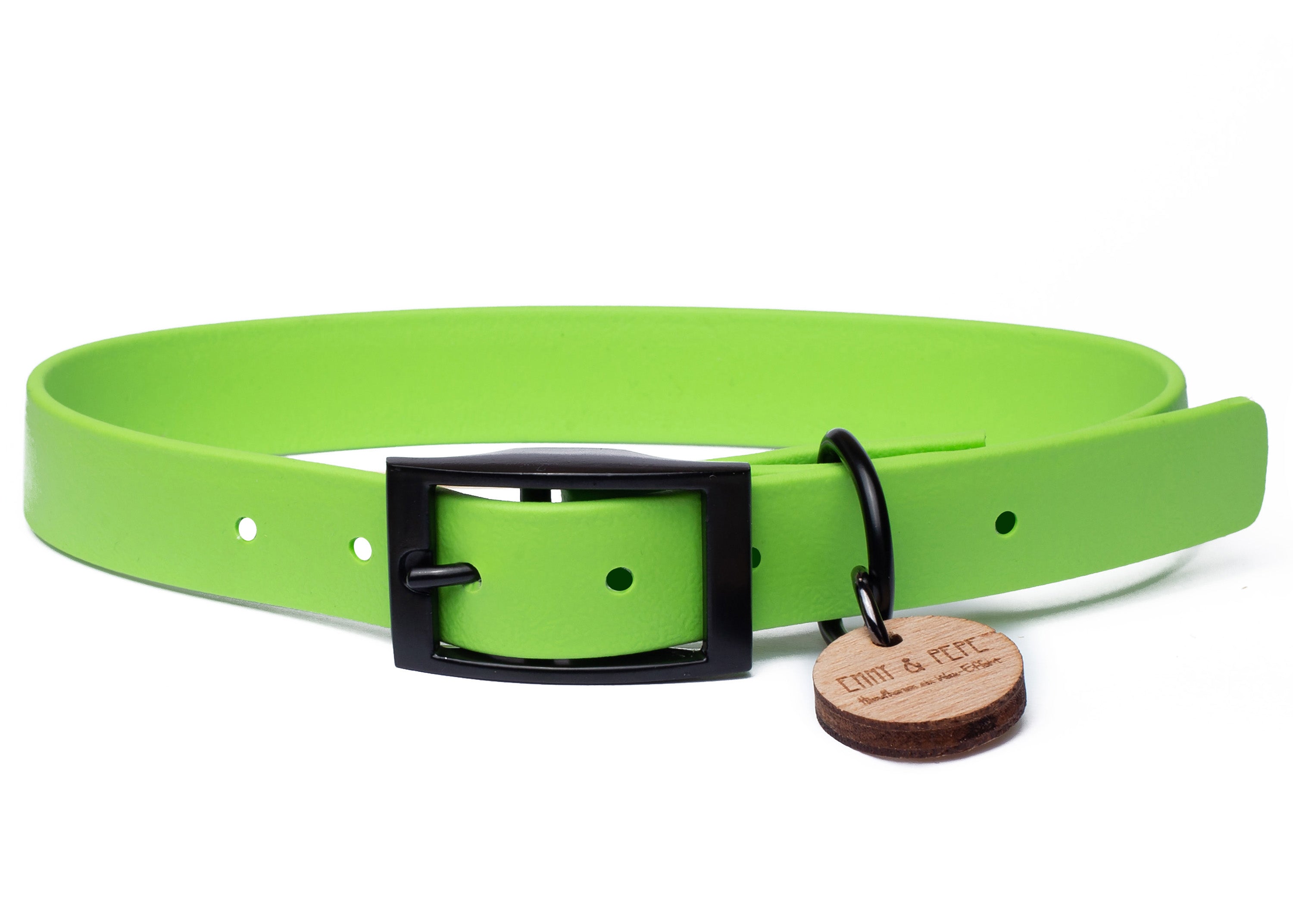 Biothane Halsband Limette