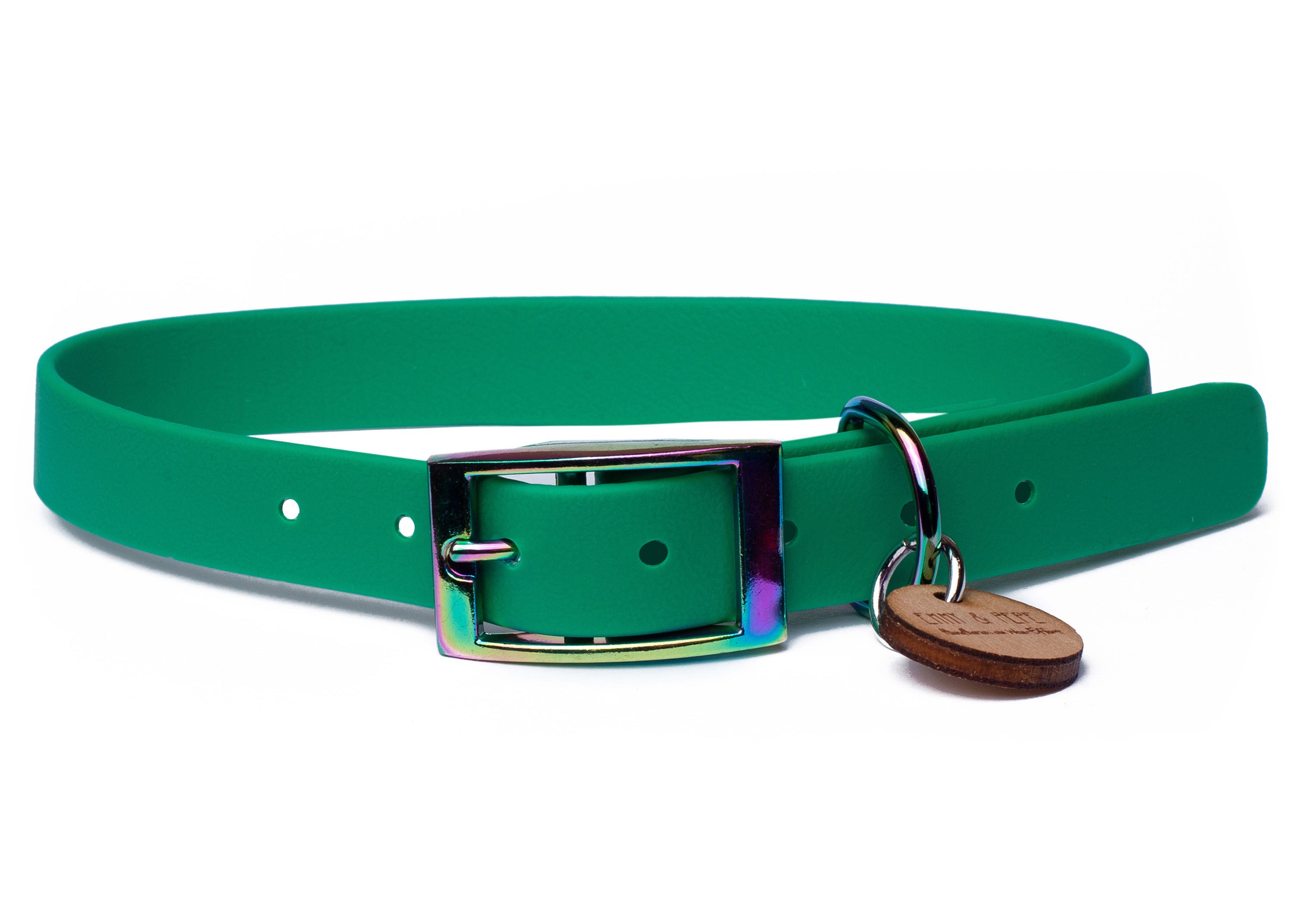 Biothane Halsband Froschgrün