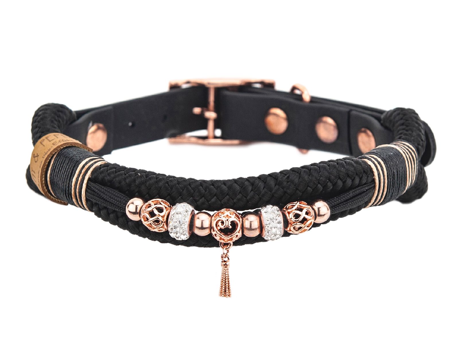 Tauhalsband mit Perlen Tiffanys XS (20-25cm),S (25-33cm),M (33-40cm),L (39-49cm),XL (49-59cm),XXL (59-69cm)