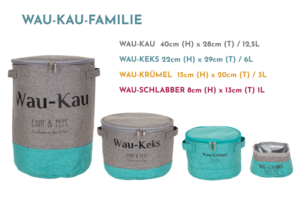 Wau-Kau Futtersack Petrol