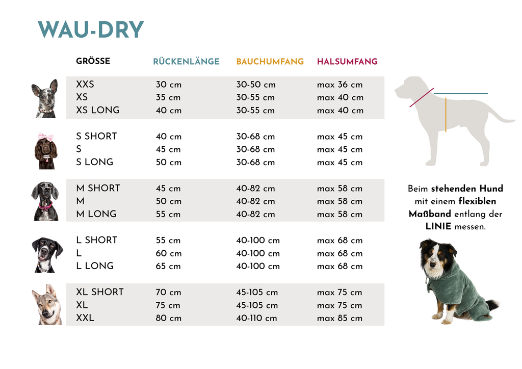 Hundebademantel aus Bambusfaser Schlamm