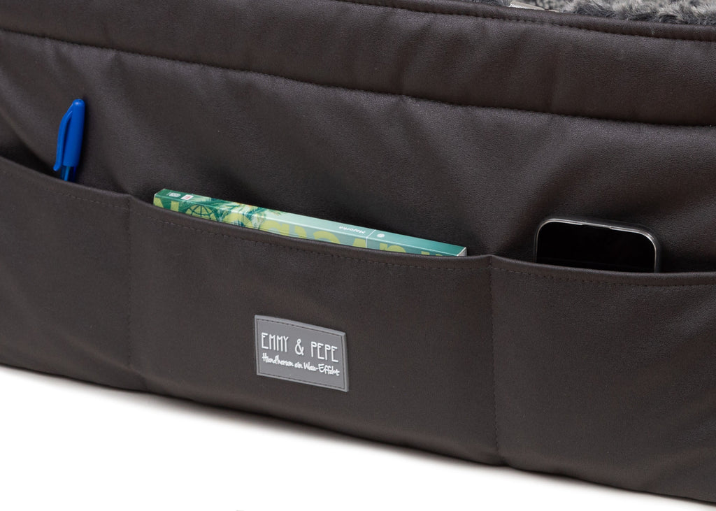 Detailansicht vorne ReisekörbchenWau-Snuggle Titan Silver Oval / XS,Oval / S,Oval / M,Oval / L,Rechteckig / XS,Rechteckig / S,Rechteckig / M,Rechteckig / L Dark Slate Gray