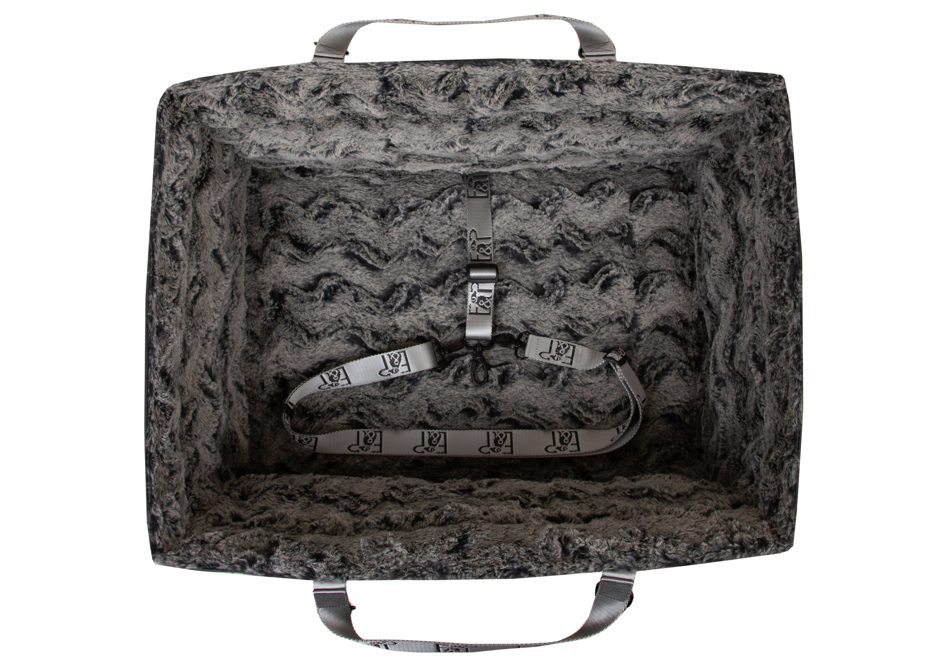 Reisekörbchen Ansicht von oben Wau-Snuggle Titan Silver Oval / XS,Oval / S,Oval / M,Oval / L,Rechteckig / XS,Rechteckig / S,Rechteckig / M,Rechteckig / L Dark Slate Gray