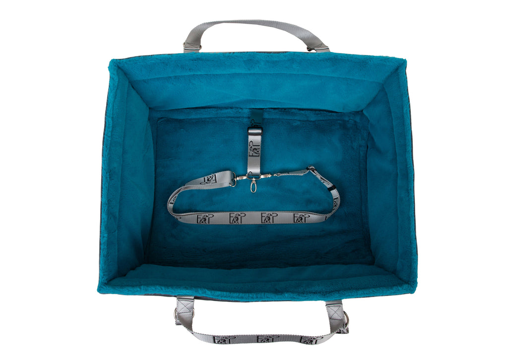 Reisekörbchen Ansicht von oben Wau-Snuggle Midnight Oval / XS,Oval / S,Oval / M,Oval / L,Rechteckig / XS,Rechteckig / S,Rechteckig / M,Rechteckig / L Dark Slate Gray