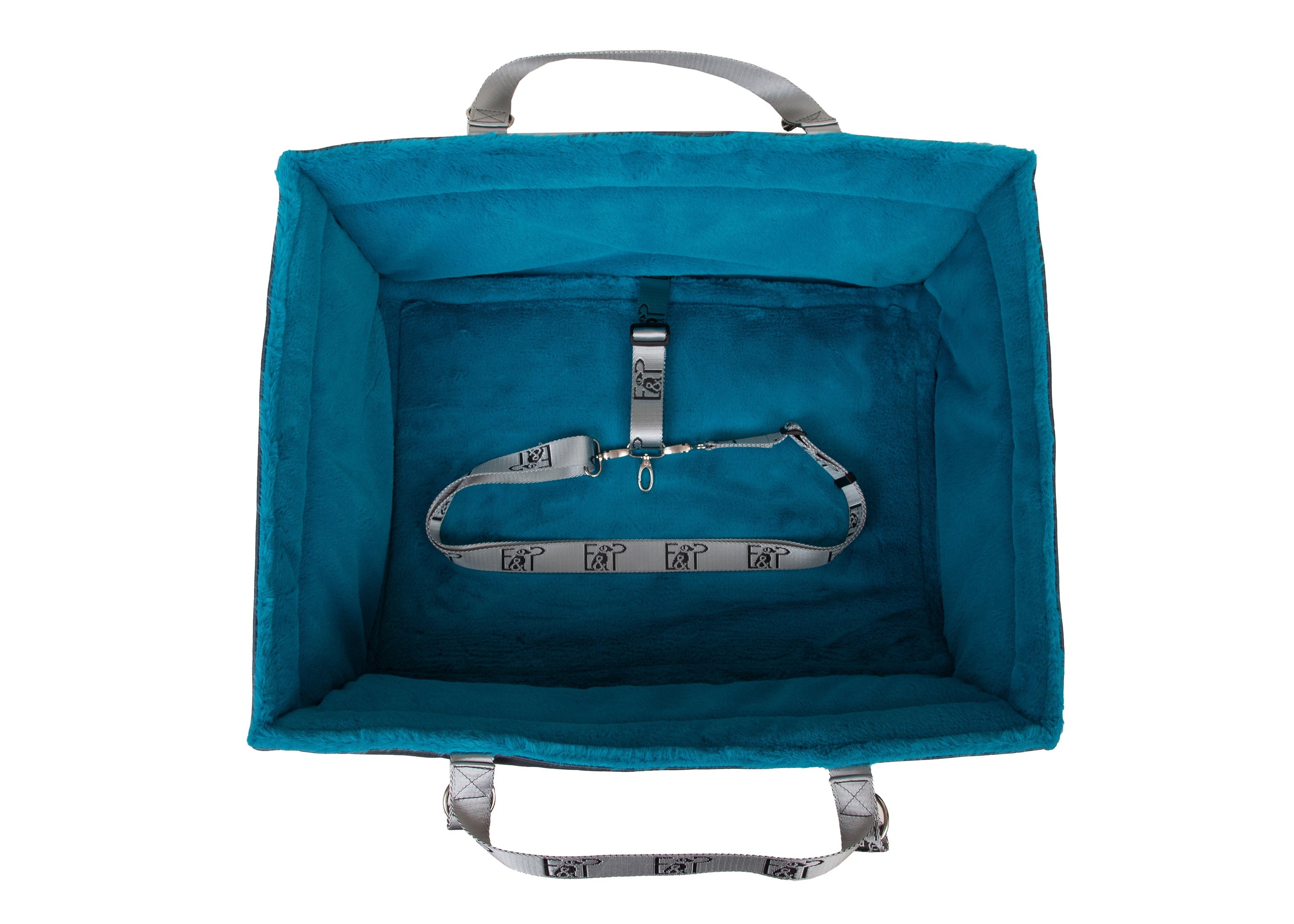 Reisekörbchen Ansicht von oben Wau-Snuggle Midnight Oval / XS,Oval / S,Oval / M,Oval / L,Rechteckig / XS,Rechteckig / S,Rechteckig / M,Rechteckig / L Dark Slate Gray