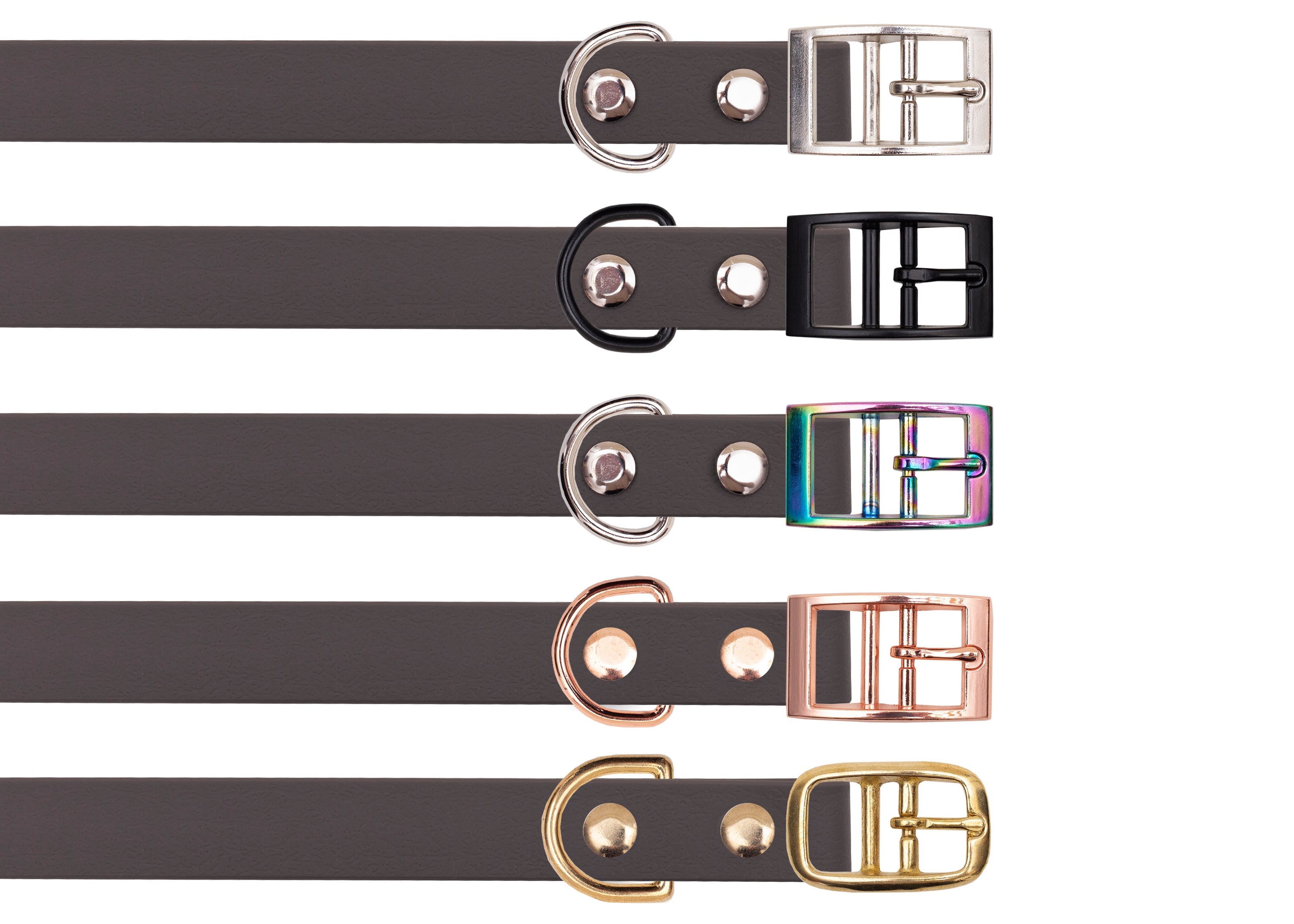 Biothane Halsband Farbe Coffee Gold / XS (20-25cm),Gold / S (25-33cm),Gold / M (33-40cm),Gold / L (39-49cm),Gold / XL (49-59cm),Gold / XXL (59-69cm),Silber / XS (20-25cm),Silber / S (25-33cm),Silber / M (33-40cm),Silber / L (39-49cm),Silber / XL (49-59cm),Silber / XXL (59-69cm),Schwarz / XS (20-25cm),Schwarz / S (25-33cm),Schwarz / M (33-40cm),Schwarz / L (39-49cm),Schwarz / XL (49-59cm),Schwarz / XXL (59-69cm),Rosegold / XS (20-25cm),Rosegold / S (25-33cm),Rosegold / M (33-40cm),Rosegold / L (39-49cm),Rose