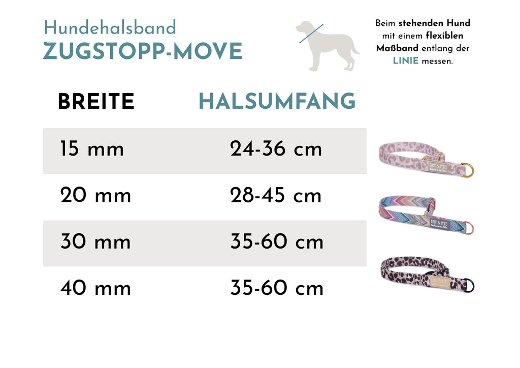 Zugstopp-Halsband Heidi