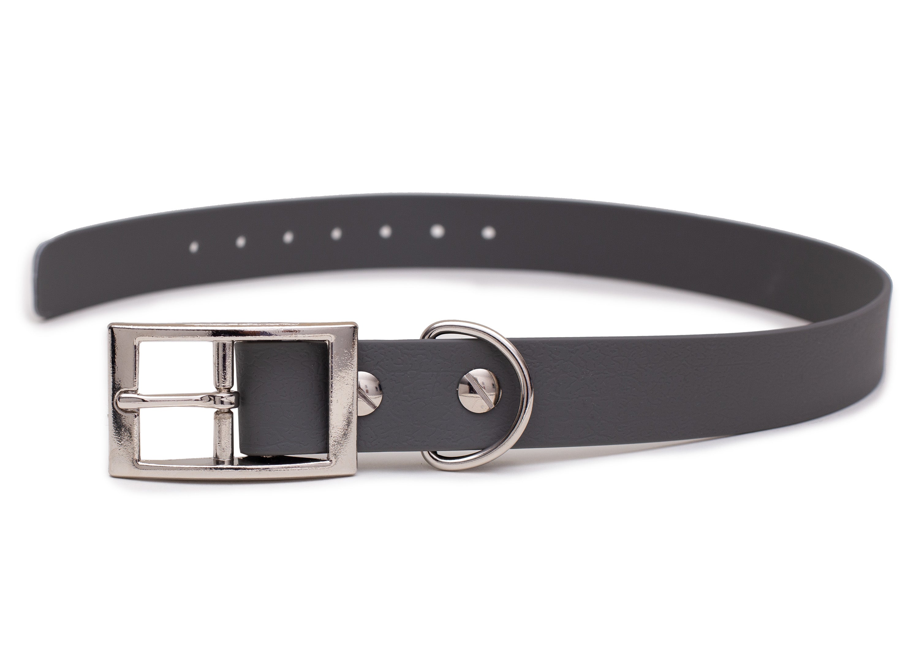 Biothane Halsband Grau