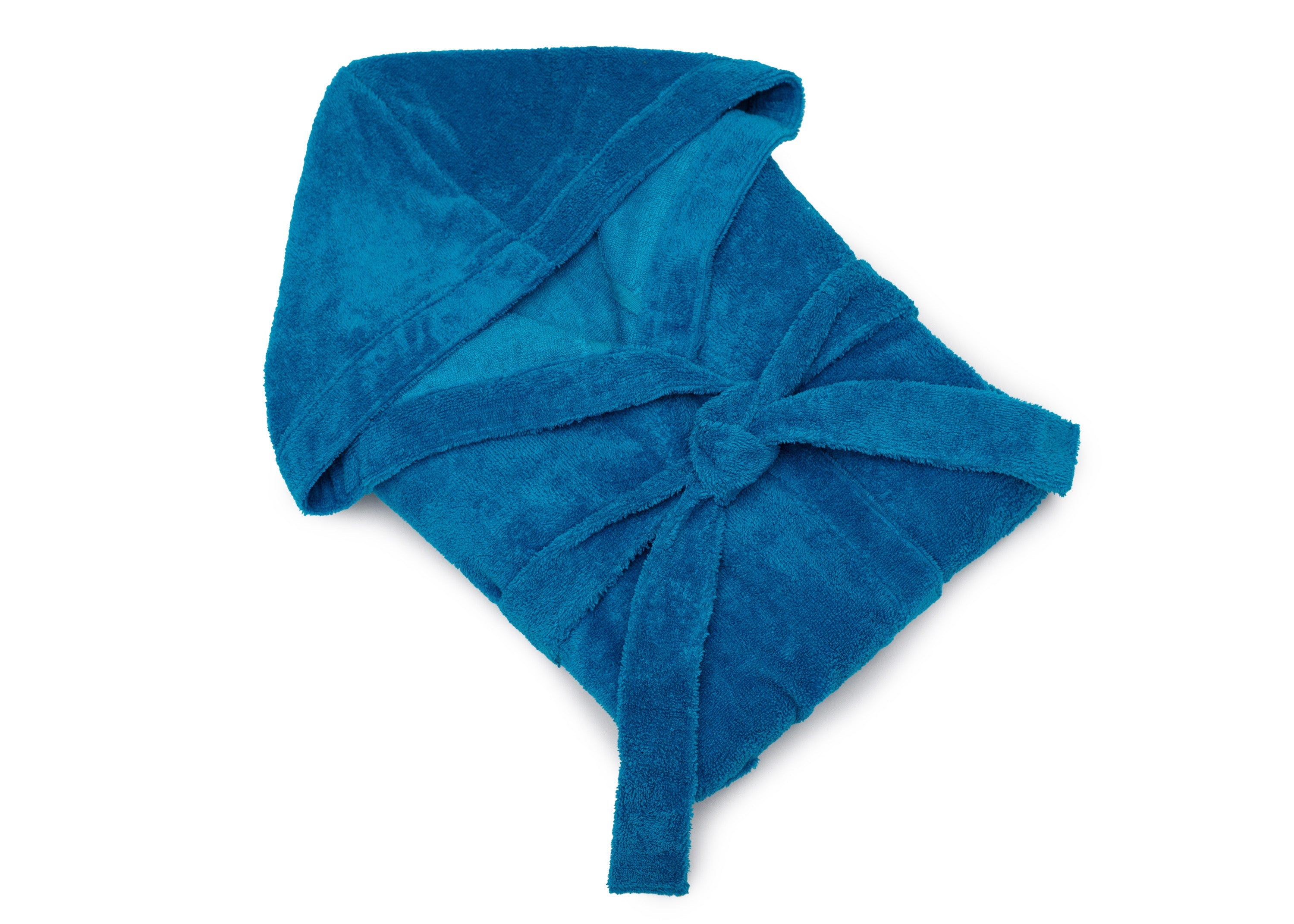 Bamboo Bademantel aus Bambusfaser, gefaltete Ansicht, Unisex Aqua XS/S/M,L/XL/XXL Dark Cyan