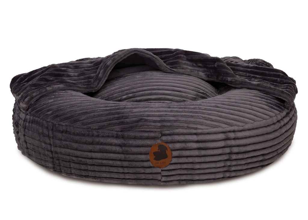 Wau-Bed mit Höhle Kuschelcord