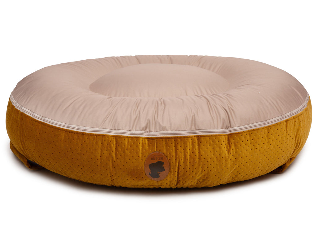 Wau-Bed orthopädisches Hundebett mit Höhle Dot Taupe / Oval / S (80x60cm),Taupe / Oval / M (100x80cm),Taupe / Oval / L (120x100cm),Taupe / Oval / XL (140x120cm),Taupe / Eckig / S (80x60cm),Taupe / Eckig / M (100x80cm),Taupe / Eckig / L (120x100cm),Taupe / Eckig / XL (140x120cm),Dark Grey / Oval / S (80x60cm),Dark Grey / Oval / M (100x80cm),Dark Grey / Oval / L (120x100cm),Dark Grey / Oval / XL (140x120cm),Dark Grey / Eckig / S (80x60cm),Dark Grey / Eckig / M (100x80cm),Dark Grey / Eckig / L (120x100cm),Dark