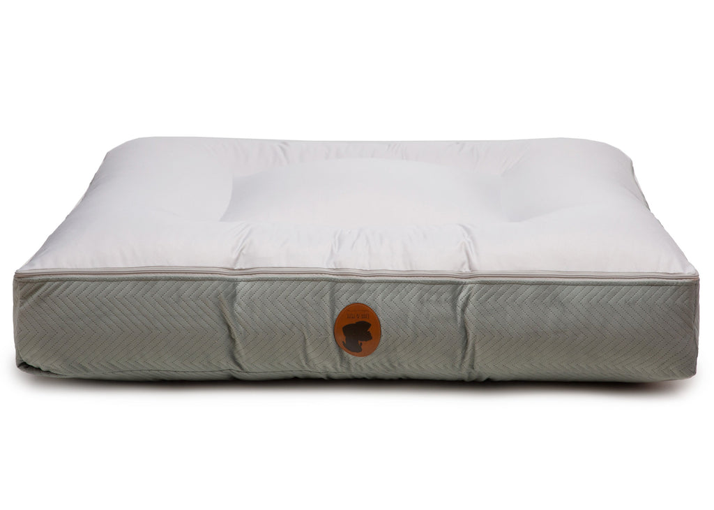 Wechselbezug orthopädisches Hundebett mit Höhle ZickZack Taupe / Oval / S (80x60cm),Taupe / Oval / M (100x80cm),Taupe / Oval / L (120x100cm),Taupe / Oval / XL (140x120cm),Taupe / Eckig / S (80x60cm),Taupe / Eckig / M (100x80cm),Taupe / Eckig / L (120x100cm),Taupe / Eckig / XL (140x120cm),Dark Grey / Oval / S (80x60cm),Dark Grey / Oval / M (100x80cm),Dark Grey / Oval / L (120x100cm),Dark Grey / Oval / XL (140x120cm),Dark Grey / Eckig / S (80x60cm),Dark Grey / Eckig / M (100x80cm),Dark Grey / Eckig / L (120x1