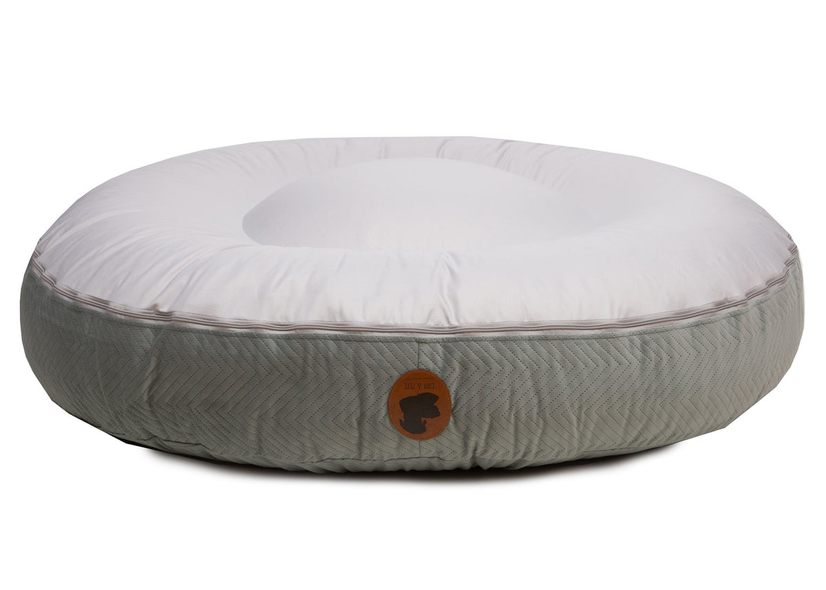 Wechselbezug orthopädisches Hundebett mit Höhle ZickZack Taupe / Oval / S (80x60cm),Taupe / Oval / M (100x80cm),Taupe / Oval / L (120x100cm),Taupe / Oval / XL (140x120cm),Taupe / Eckig / S (80x60cm),Taupe / Eckig / M (100x80cm),Taupe / Eckig / L (120x100cm),Taupe / Eckig / XL (140x120cm),Dark Grey / Oval / S (80x60cm),Dark Grey / Oval / M (100x80cm),Dark Grey / Oval / L (120x100cm),Dark Grey / Oval / XL (140x120cm),Dark Grey / Eckig / S (80x60cm),Dark Grey / Eckig / M (100x80cm),Dark Grey / Eckig / L (120x1