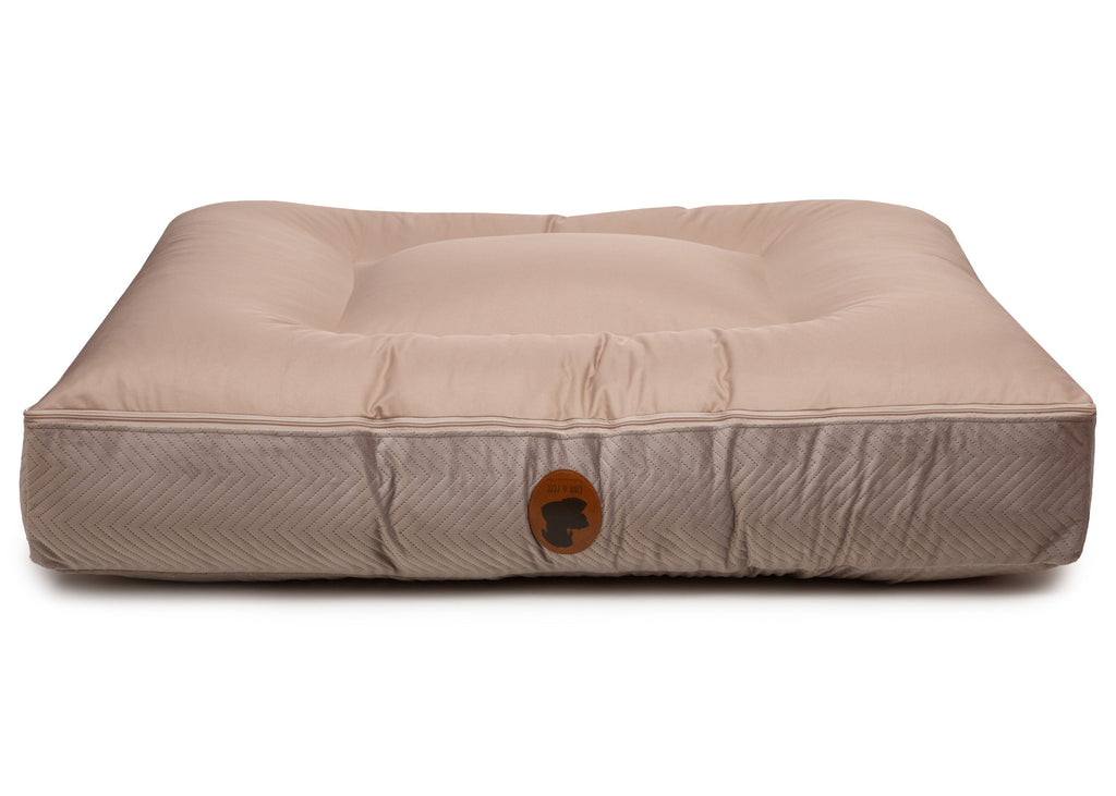 Wechselbezug orthopädisches Hundebett mit Höhle ZickZack Taupe / Oval / S (80x60cm),Taupe / Oval / M (100x80cm),Taupe / Oval / L (120x100cm),Taupe / Oval / XL (140x120cm),Taupe / Eckig / S (80x60cm),Taupe / Eckig / M (100x80cm),Taupe / Eckig / L (120x100cm),Taupe / Eckig / XL (140x120cm),Dark Grey / Oval / S (80x60cm),Dark Grey / Oval / M (100x80cm),Dark Grey / Oval / L (120x100cm),Dark Grey / Oval / XL (140x120cm),Dark Grey / Eckig / S (80x60cm),Dark Grey / Eckig / M (100x80cm),Dark Grey / Eckig / L (120x1