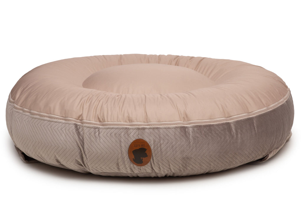 Wechselbezug orthopädisches Hundebett mit Höhle ZickZack Taupe / Oval / S (80x60cm),Taupe / Oval / M (100x80cm),Taupe / Oval / L (120x100cm),Taupe / Oval / XL (140x120cm),Taupe / Eckig / S (80x60cm),Taupe / Eckig / M (100x80cm),Taupe / Eckig / L (120x100cm),Taupe / Eckig / XL (140x120cm),Dark Grey / Oval / S (80x60cm),Dark Grey / Oval / M (100x80cm),Dark Grey / Oval / L (120x100cm),Dark Grey / Oval / XL (140x120cm),Dark Grey / Eckig / S (80x60cm),Dark Grey / Eckig / M (100x80cm),Dark Grey / Eckig / L (120x1