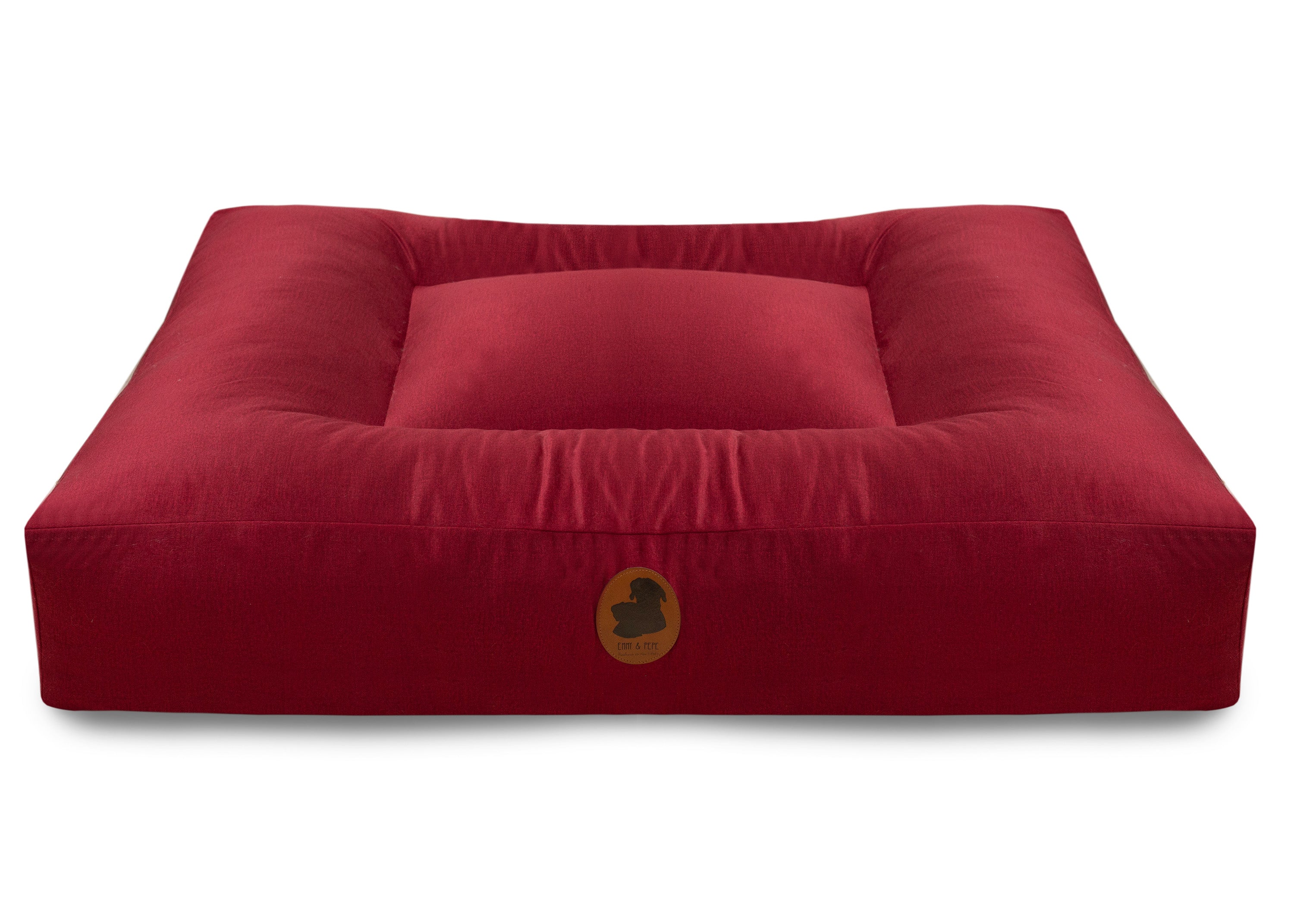 Wau-Bed Pets friendly Royal Red Eckig M