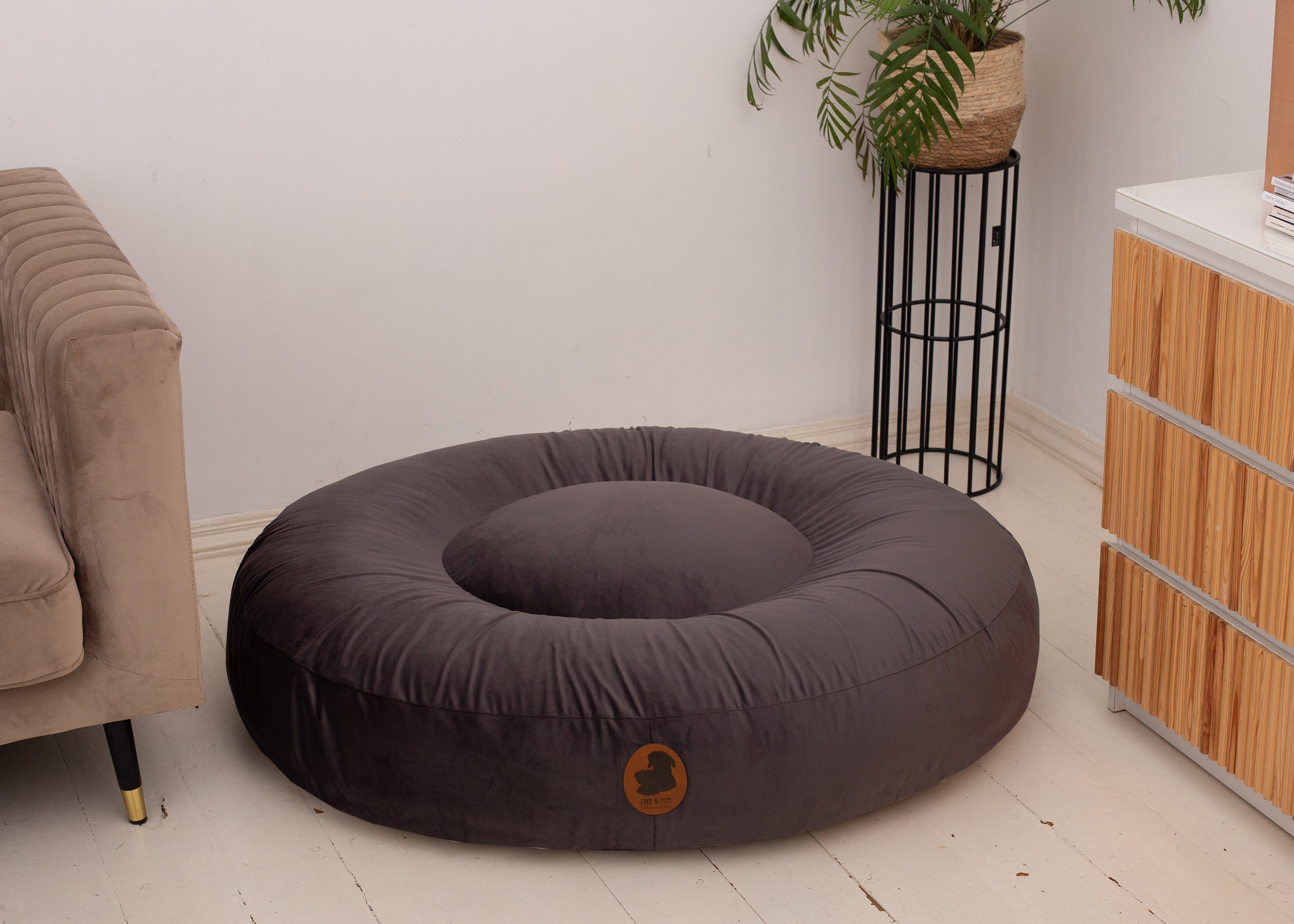 Wau-Bed Rivera Dark Grey