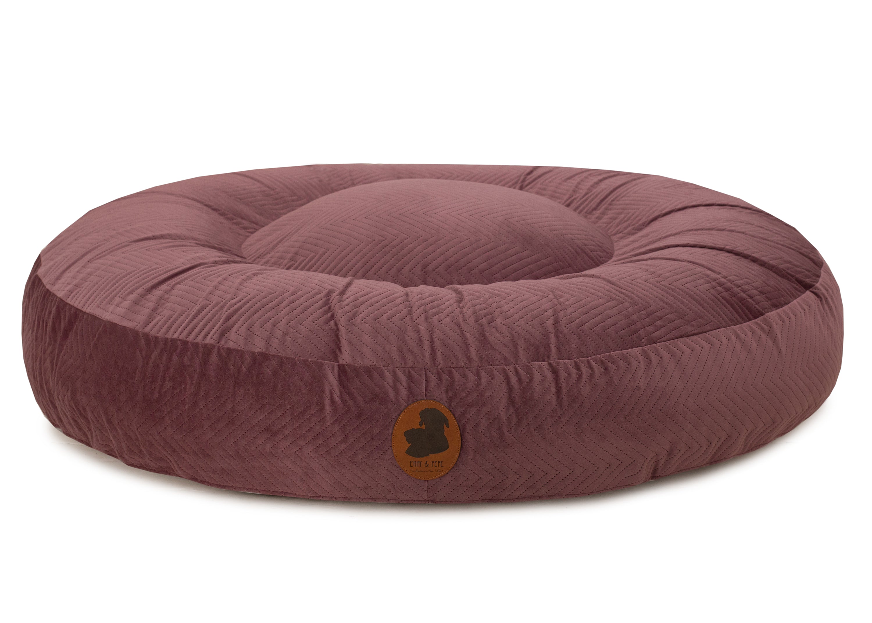 Wau-Bed Zick Zack Mauve Oval XL
