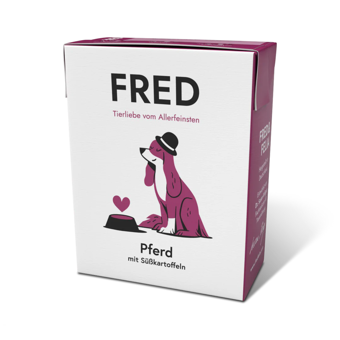 FRED Pferd mit Süßkartoffel 190g,390g