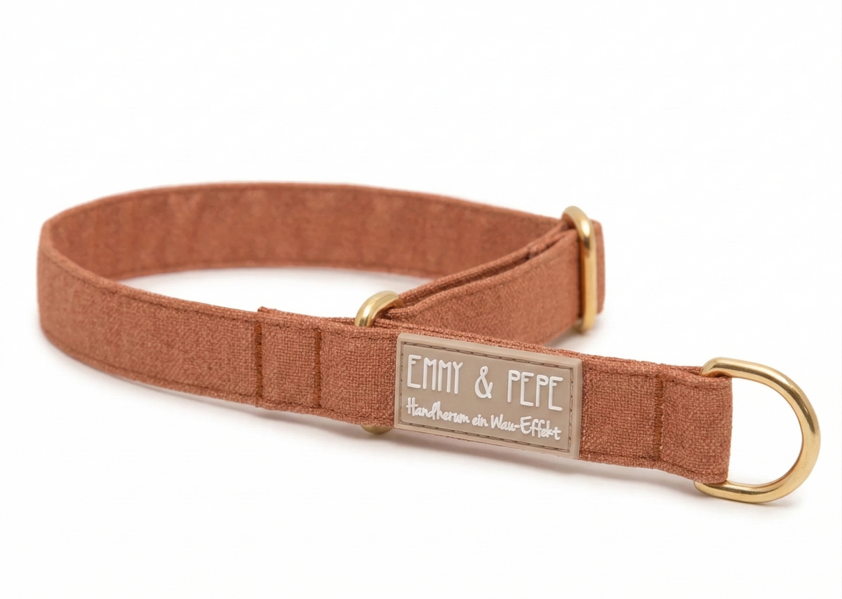 Zugstopp-Halsband Cinnamon
