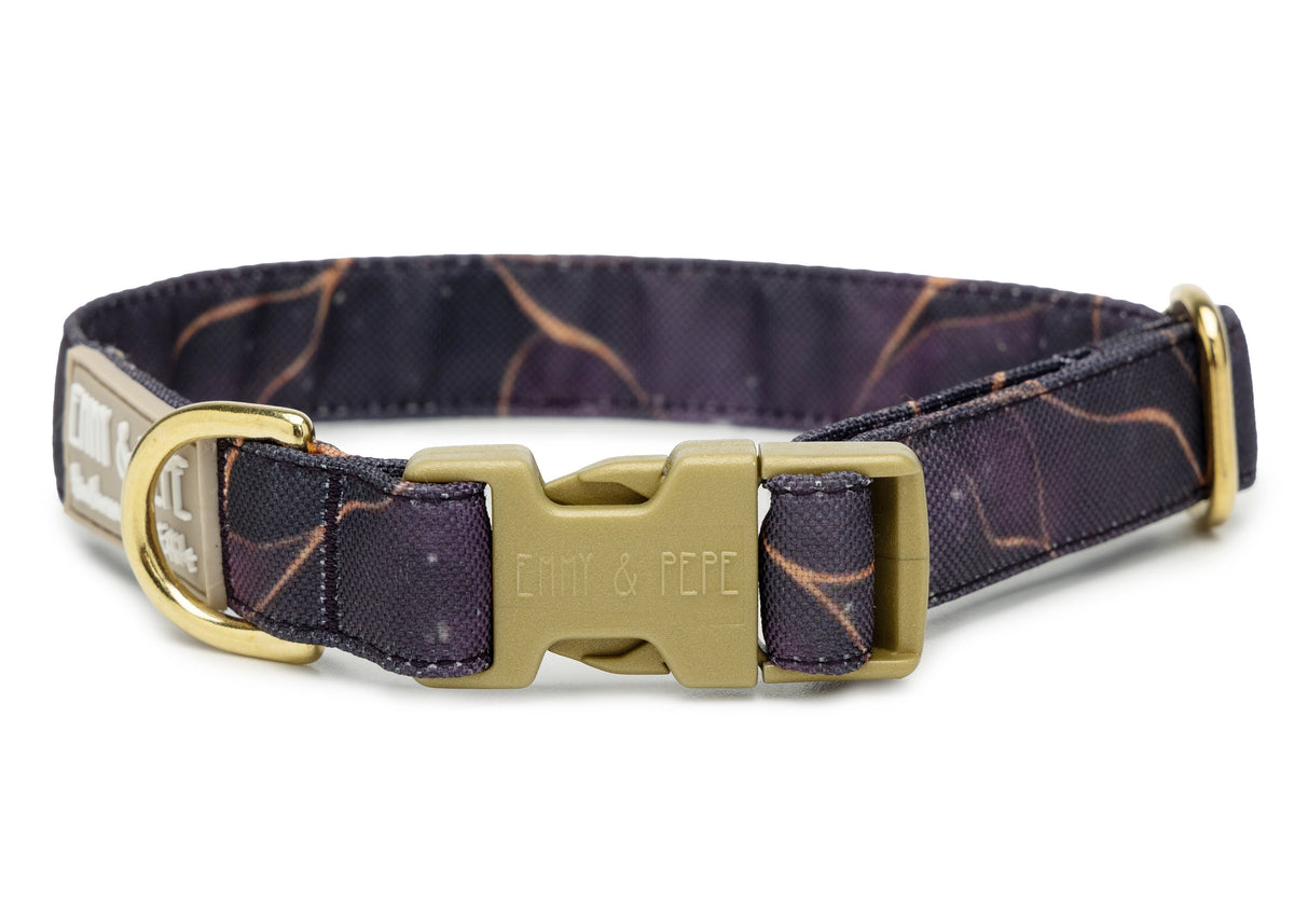Hundehalsband Golden Plum