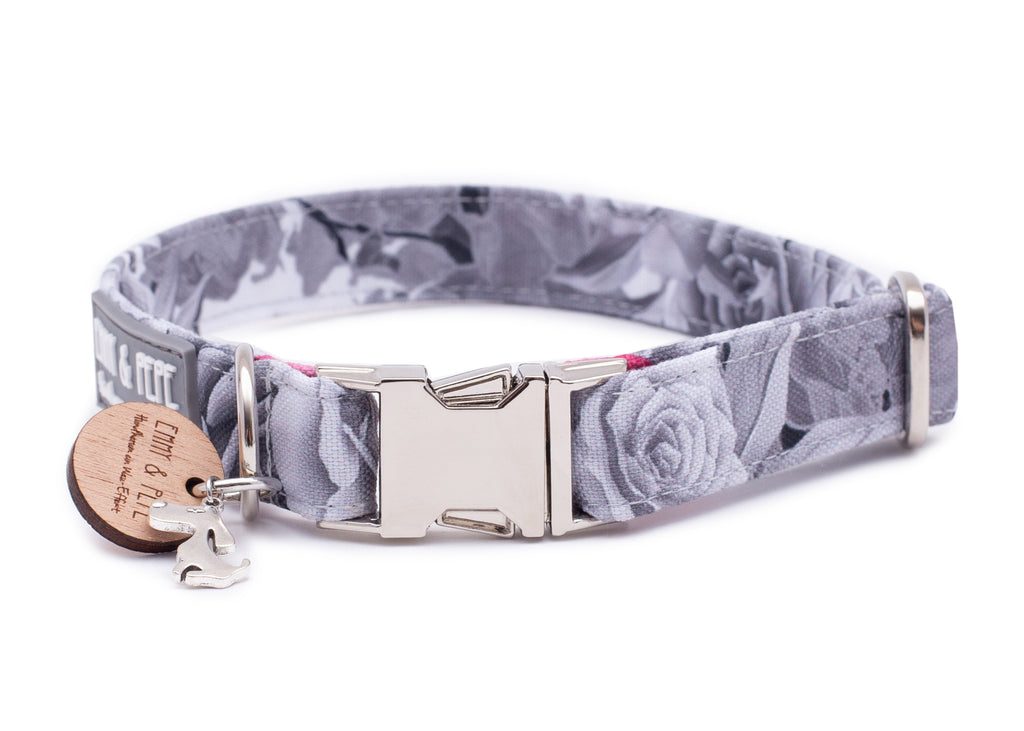 Hundehalsband Pink Rose