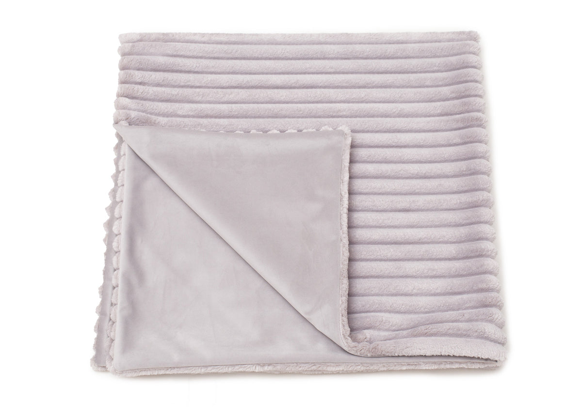Hundedecke Kuschelcord Light Grey