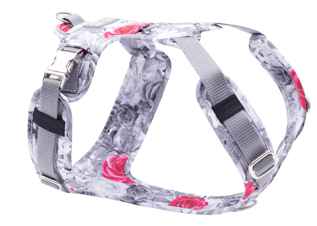 Hundegeschirr Pink Rose