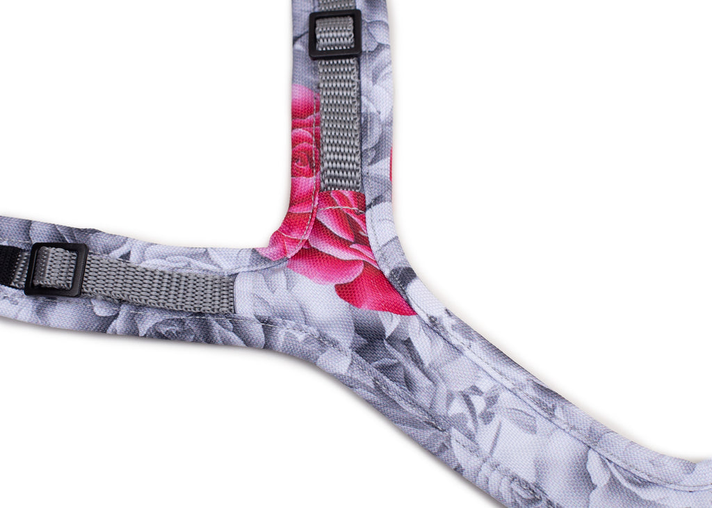 Hundegeschirr Pink Rose