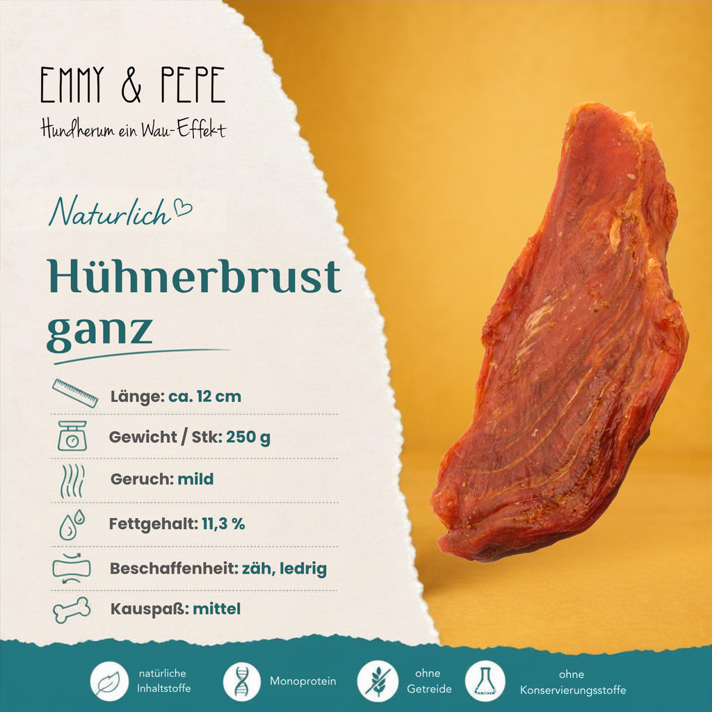 Wau-Knabber Hühnerbrust ganz