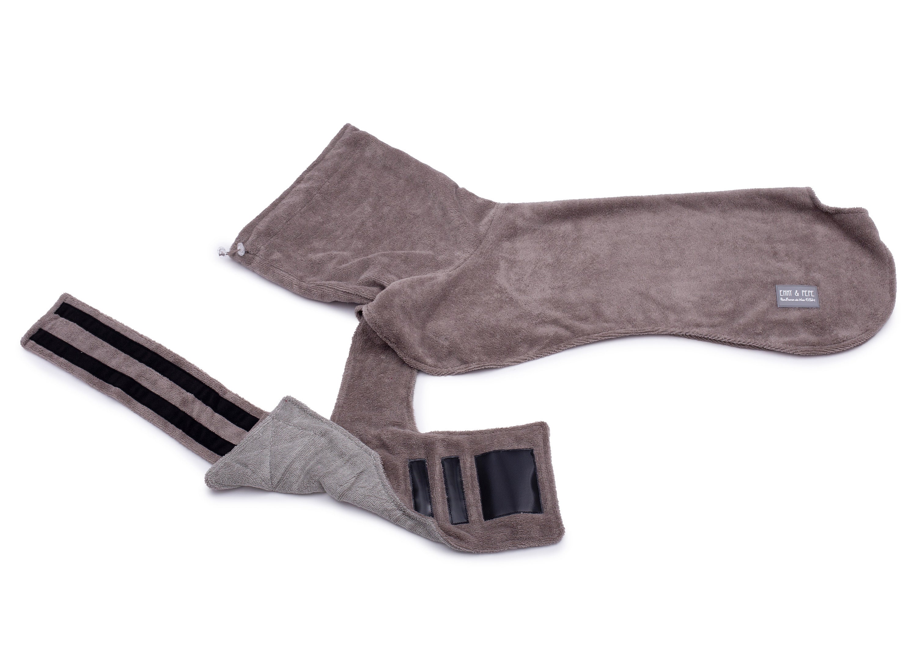 Hundebademantel aus Bambusfaser, Modell  Schlamm