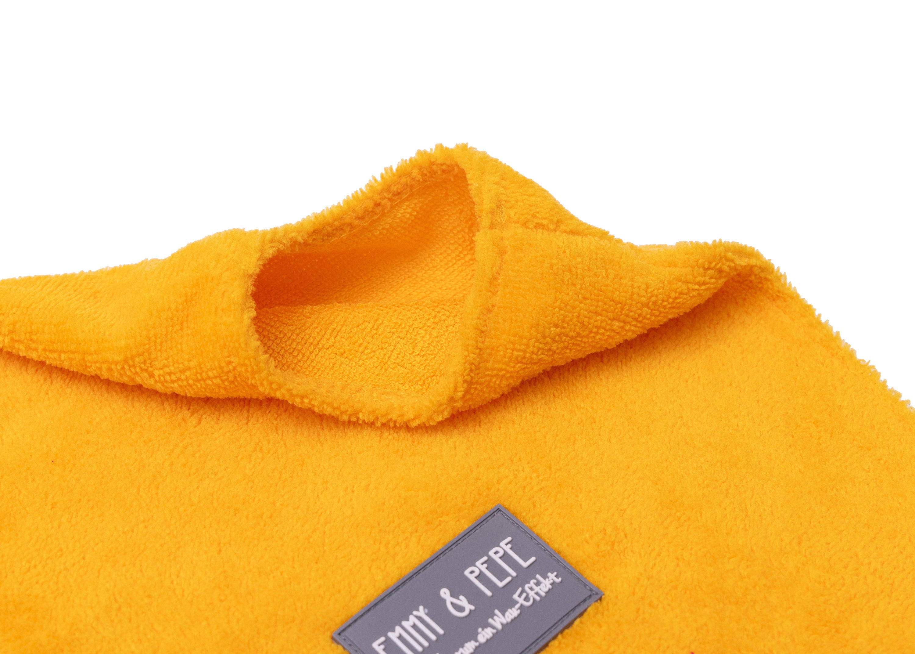 Hundebademantel aus Bambusfaser Shiny Mustard XXS,XS,XS long,S short,S,S long,M short,M,M long,L short,L,L long,XL short,XL,XXL Goldenrod